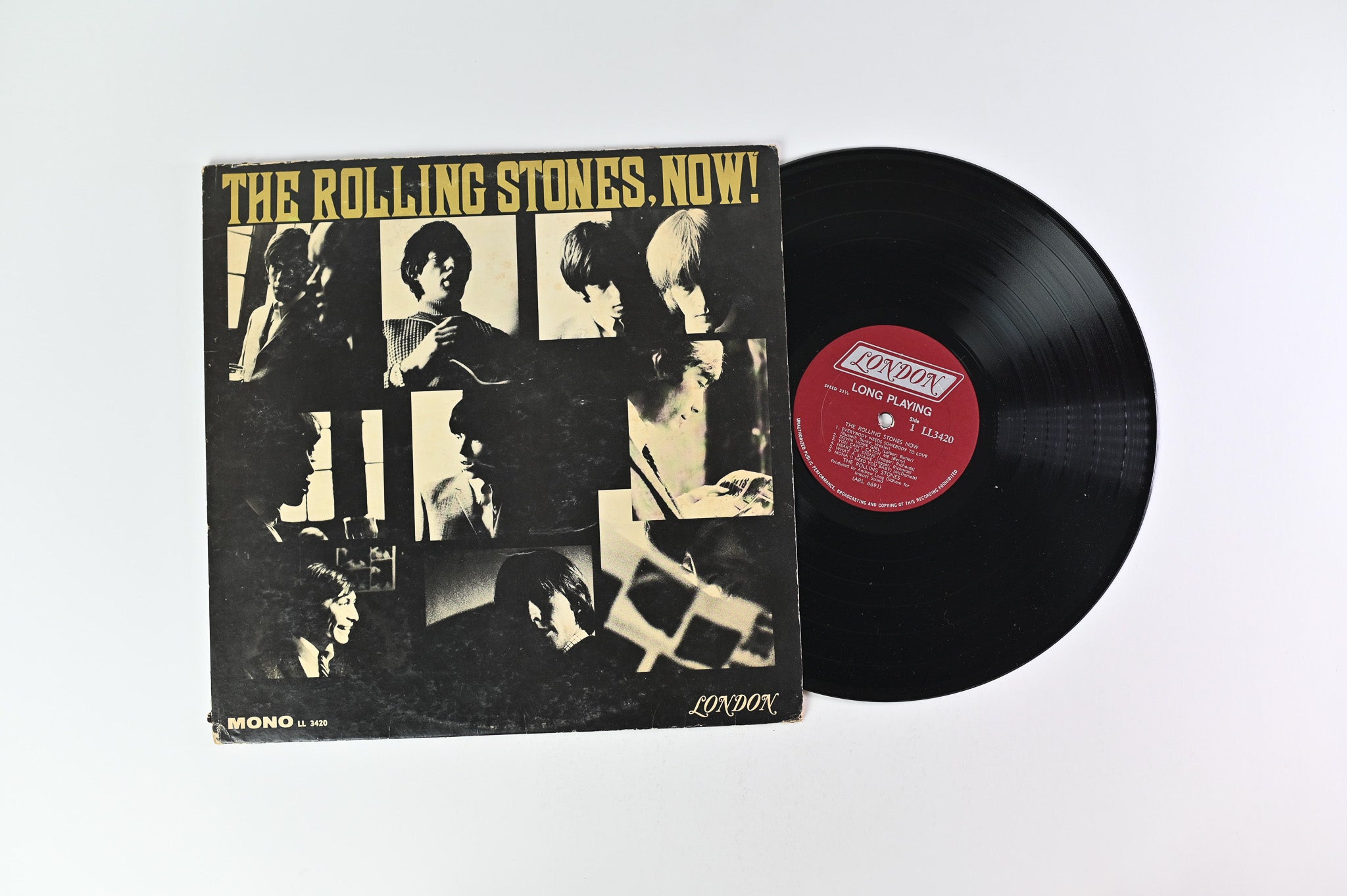 The Rolling Stones - The Rolling Stones, Now! on London Records - Mono