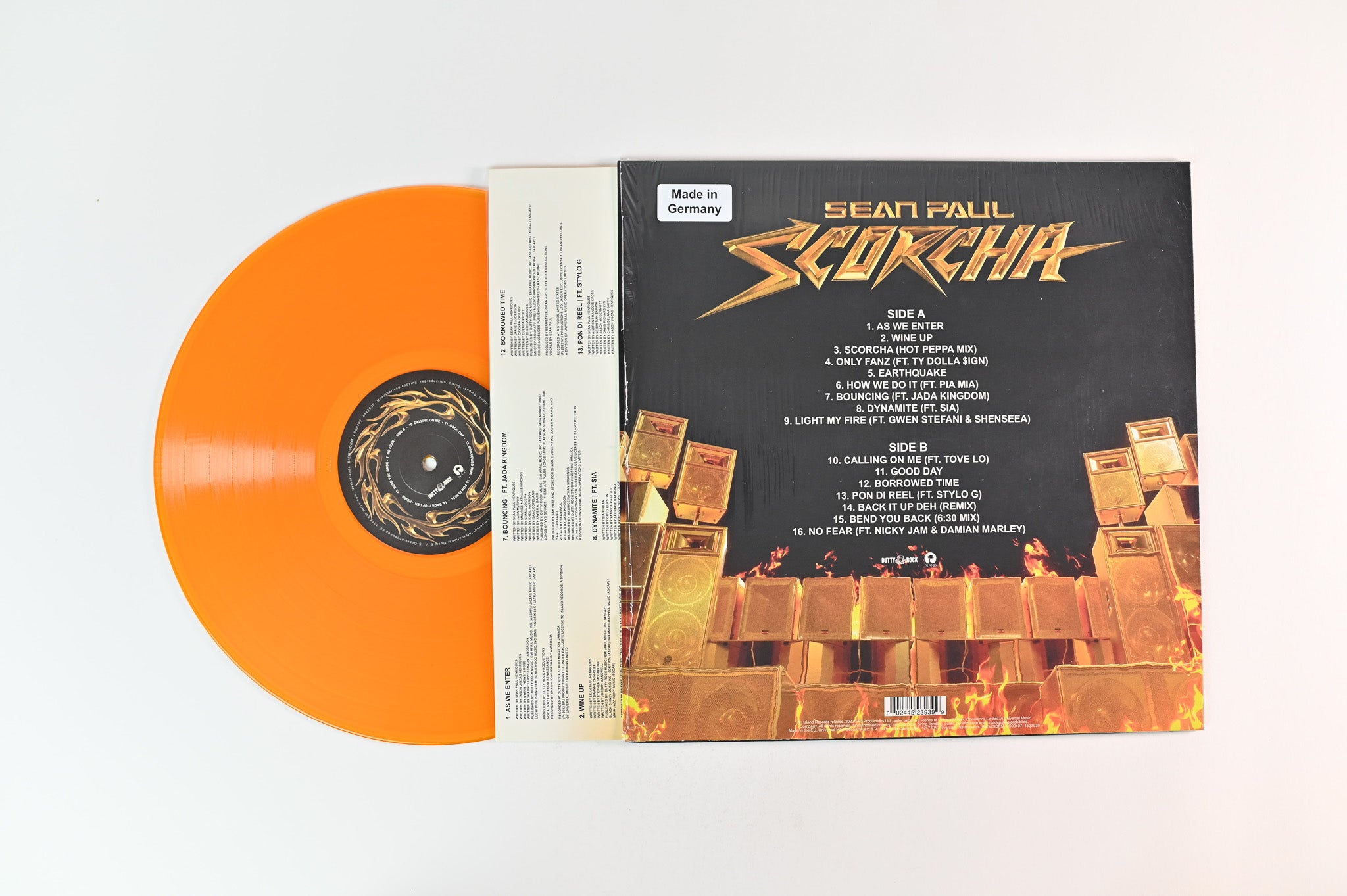 Sean Paul - Scorcha on Island Translucent Orange