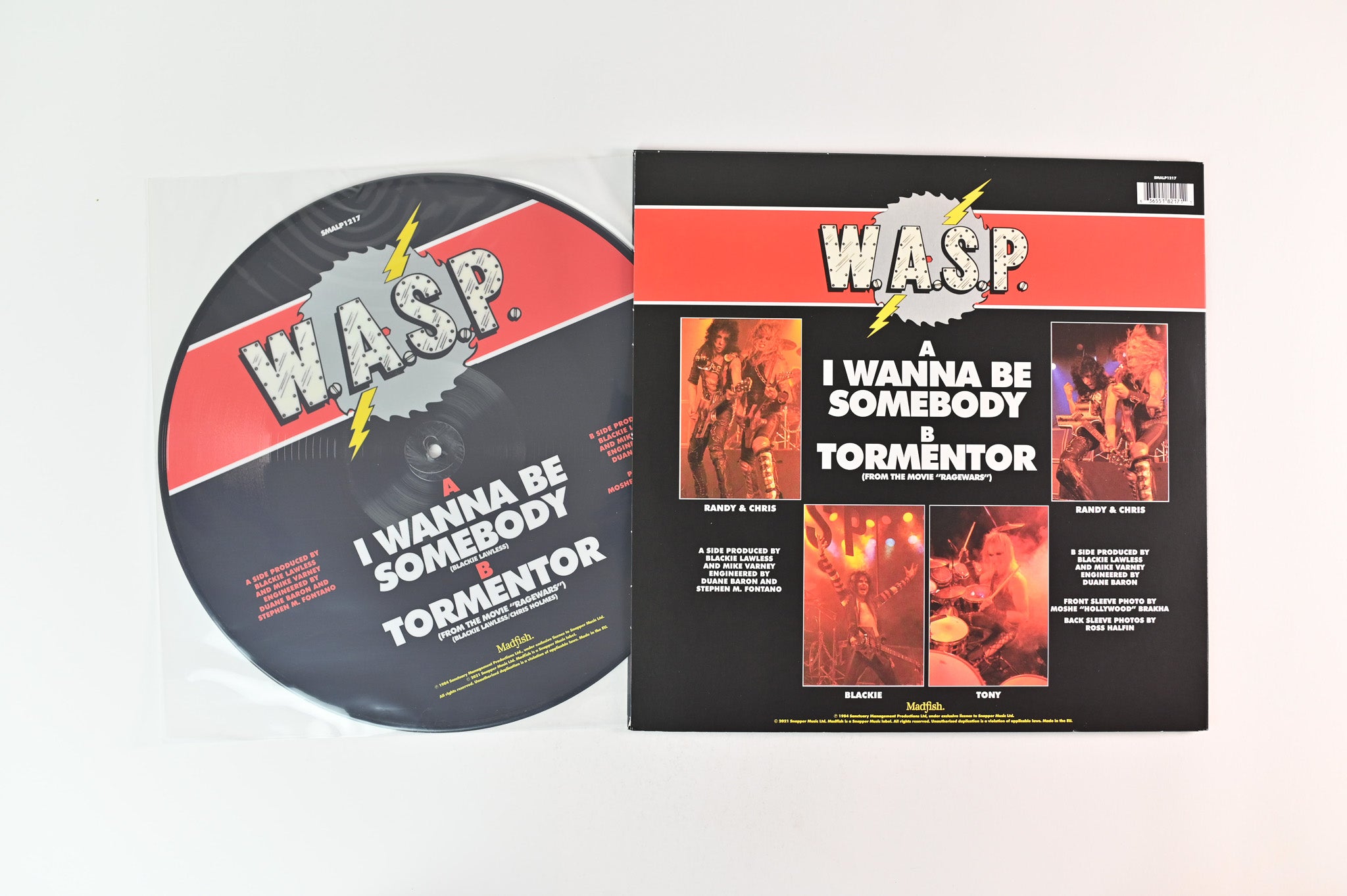 W.A.S.P. - I Wanna Be Somebody on Madfish RSD 2022 Ltd 12" Single Picture Disc