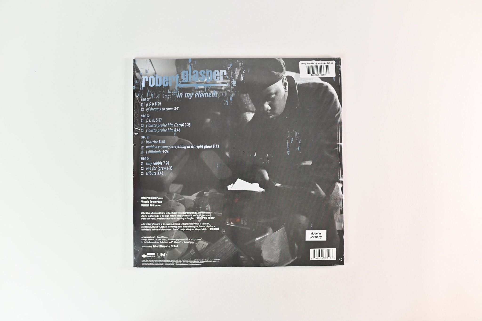 Robert Glasper - In My Element on Blue Note 180 Gram Reissue Sealed