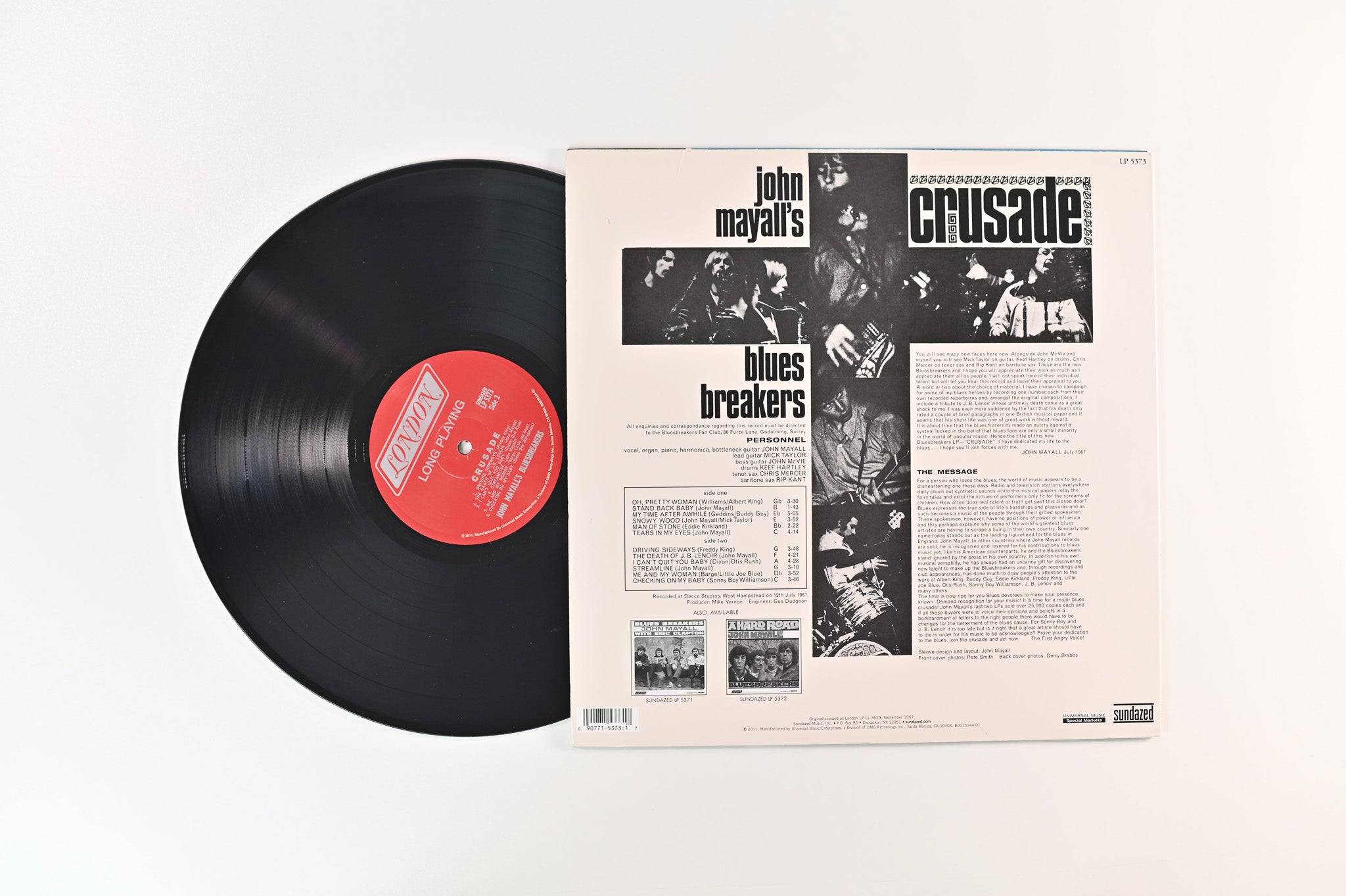 John Mayall & The Bluesbreakers - Crusade on Sundazed Music Reissue