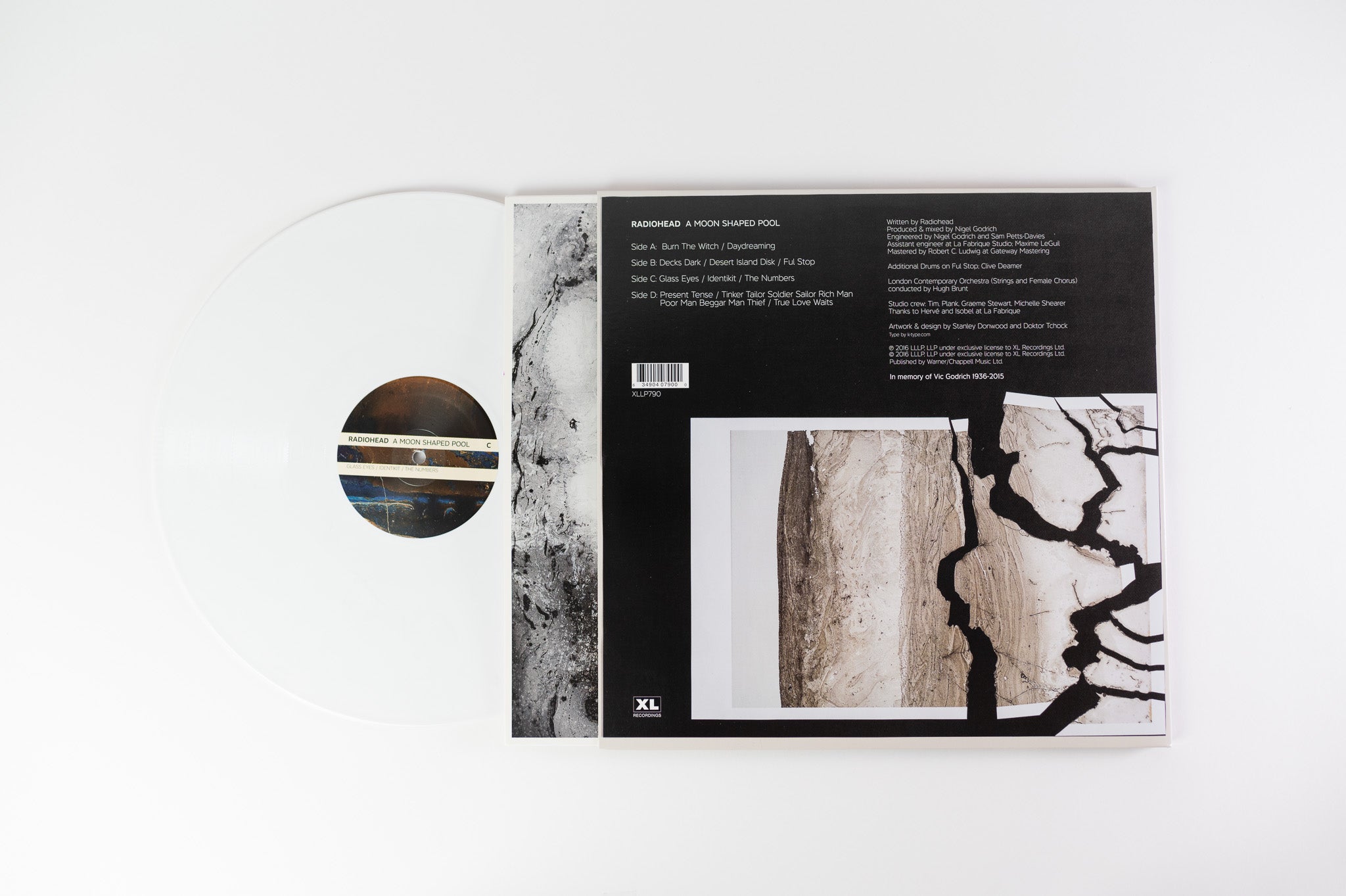 Radiohead - A Moon Shaped Pool on XL Recordings Ltd White Vinyl