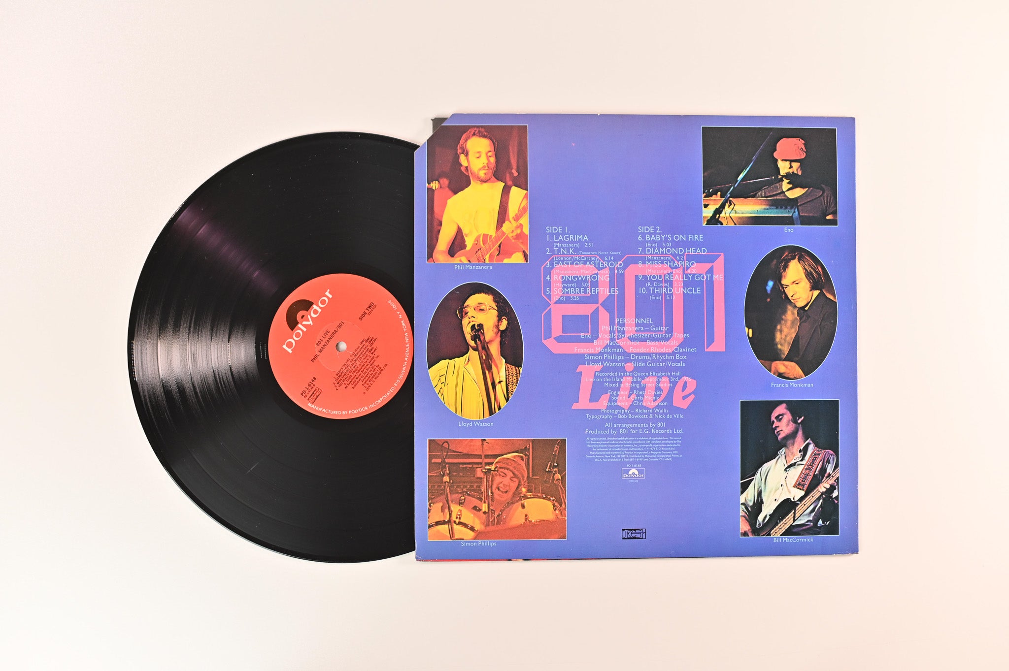 Phil Manzanera - 801 Live on Polydor