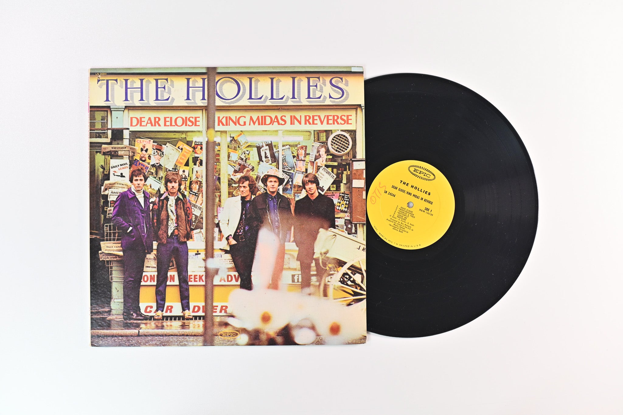 The Hollies - Dear Eloise / King Midas In Reverse on Epic