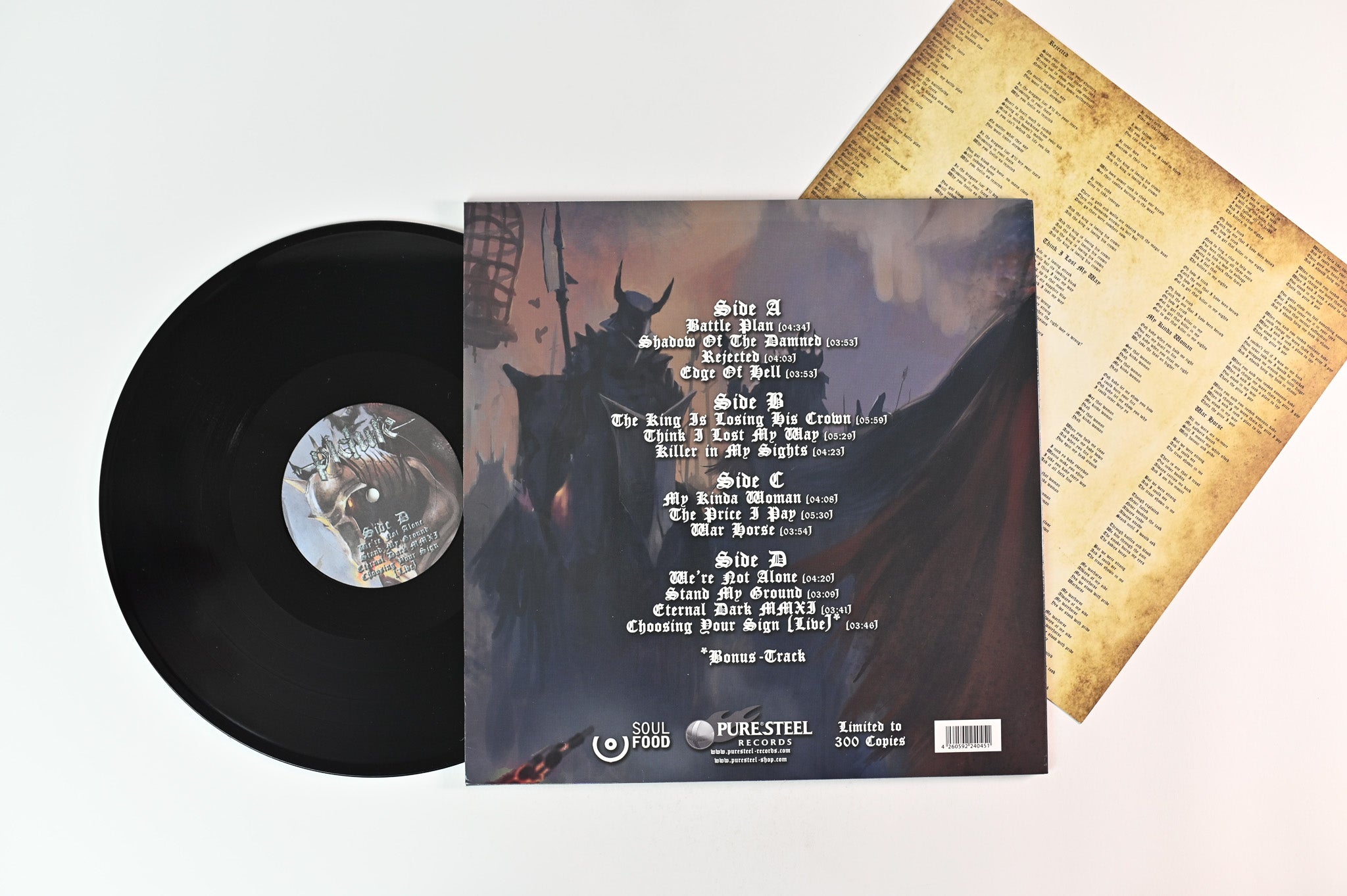 Picture - Warhorse on Pure Steel Ltd Reissue