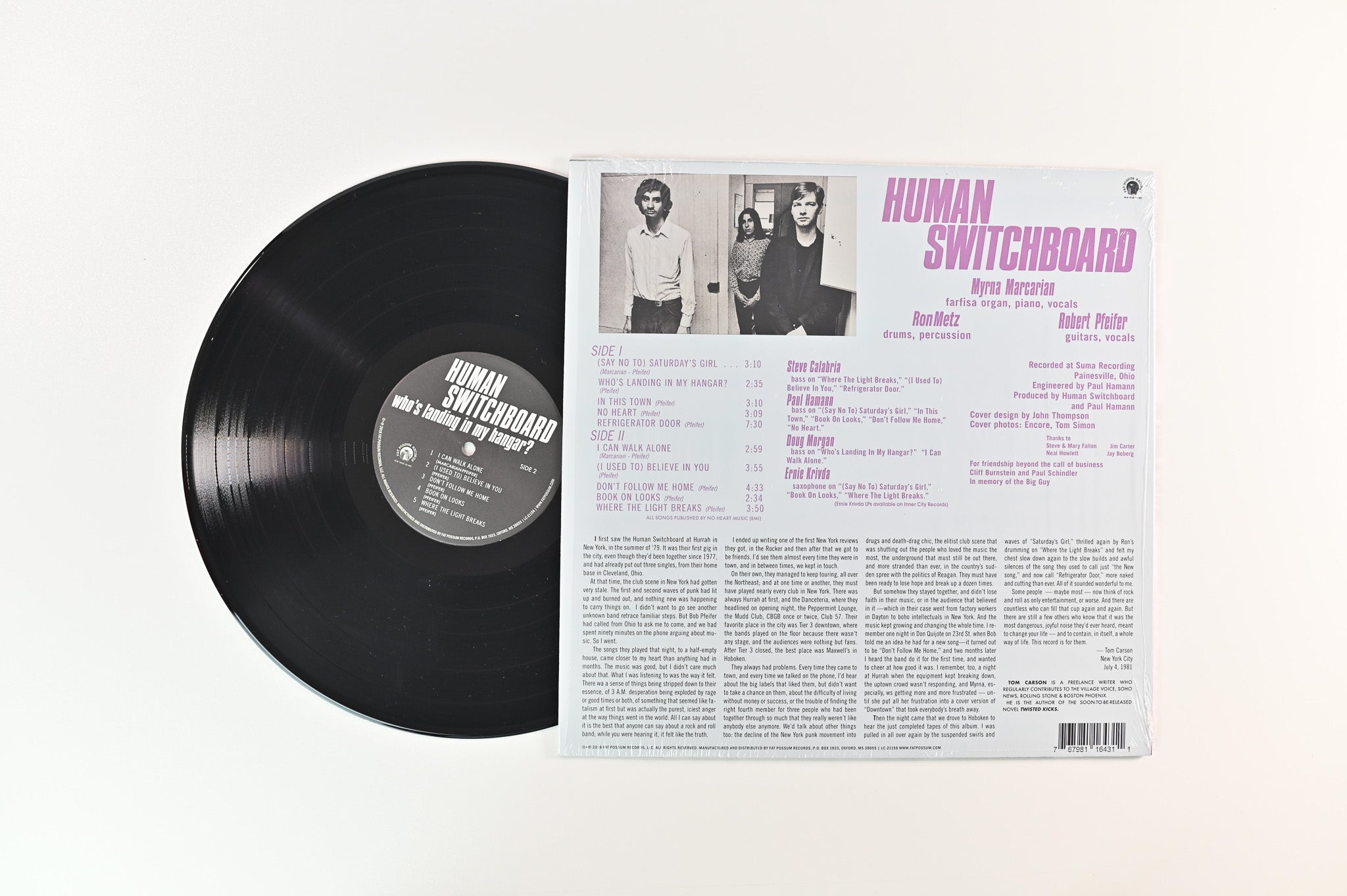 The Human Switchboard - Who's Landing In My Hangar? on Fat Possum Records