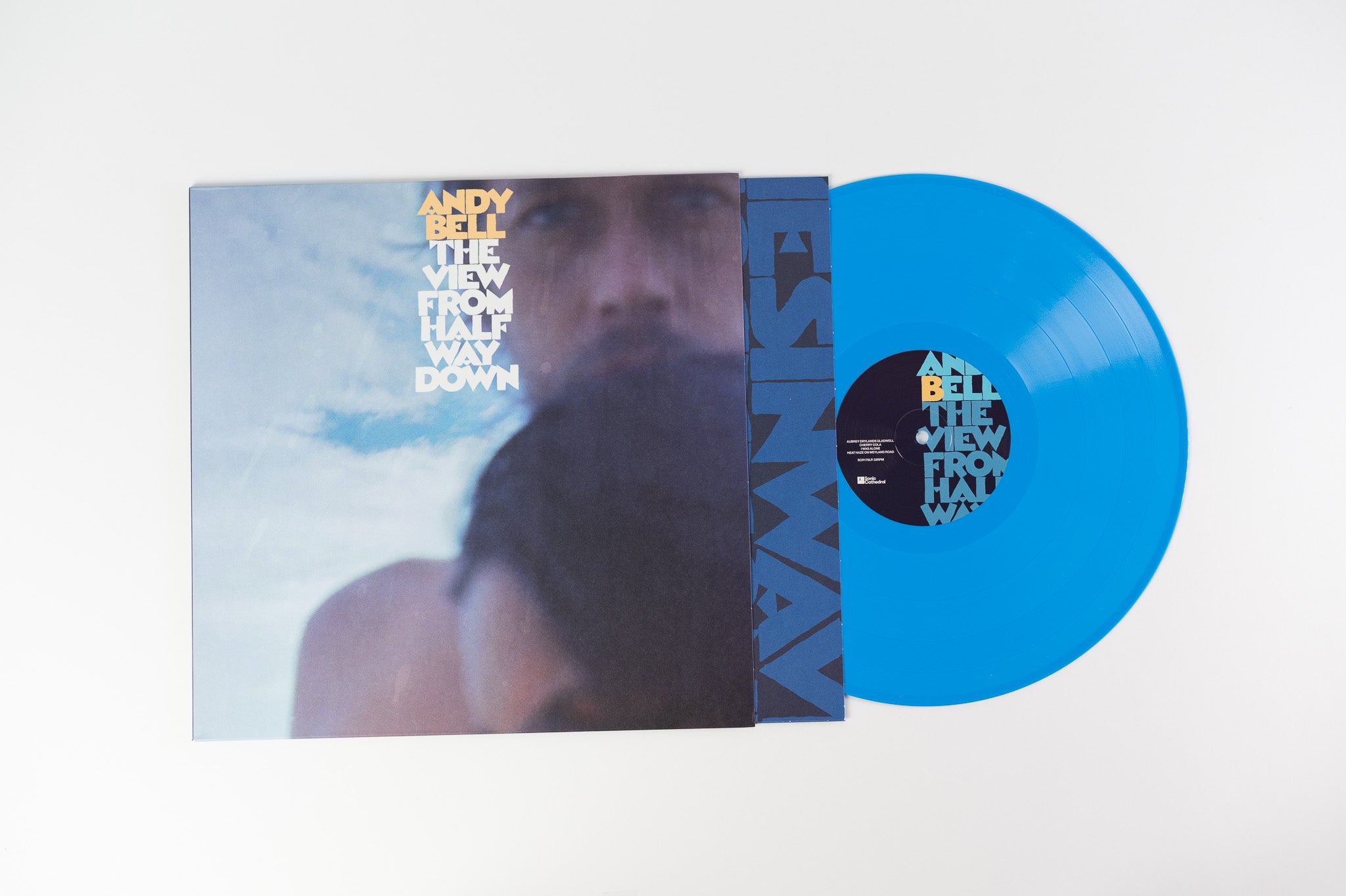 Andy Bell - The View From Halfway Down on Sonic Cathedral Ltd Blue Vinyl