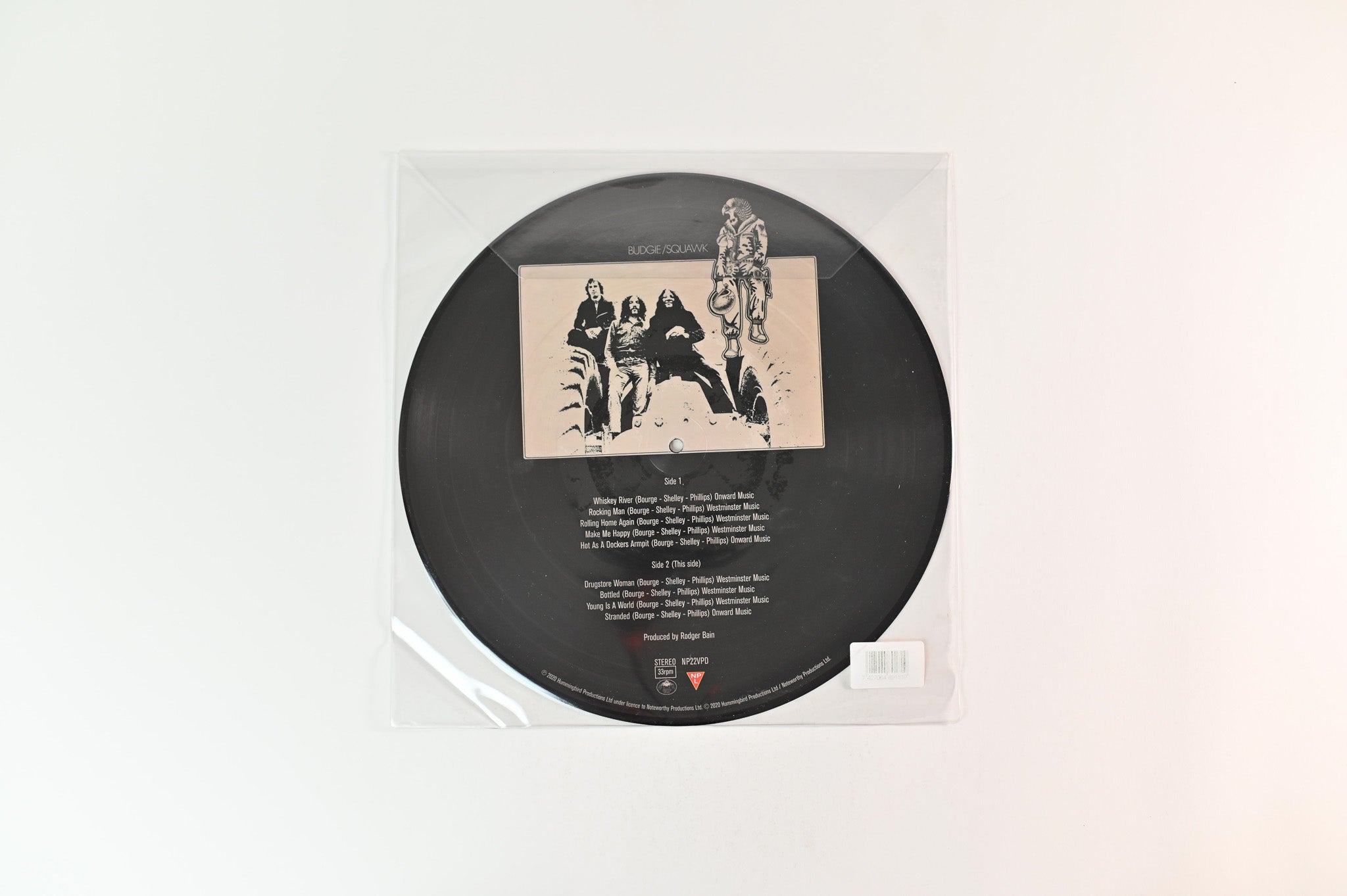 Budgie - Squawk on Noteworthy Productions Picture Disc Reissue