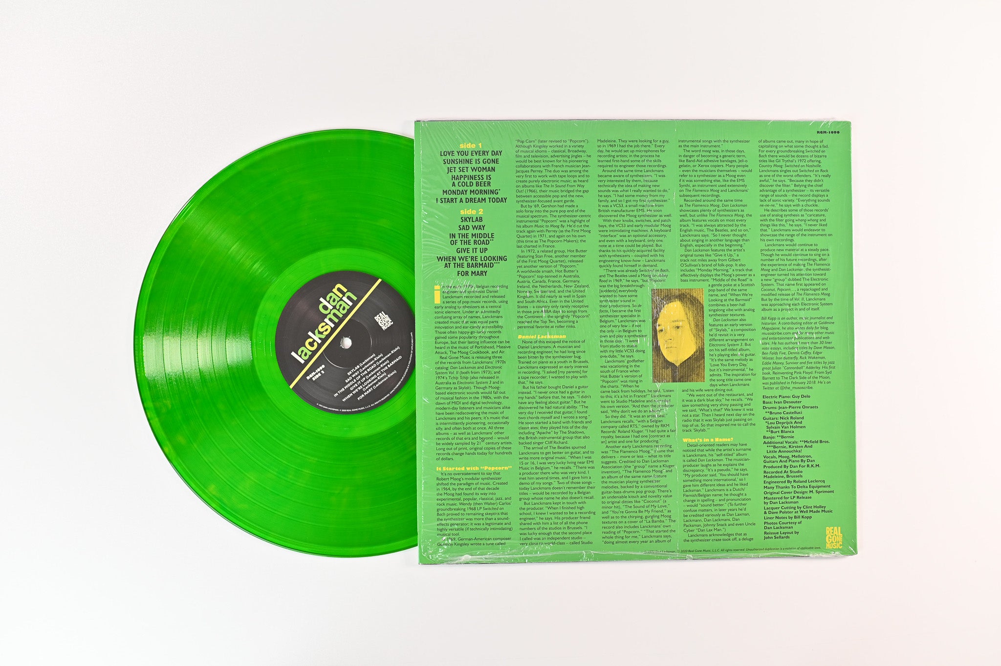 Dan Lacksman - Dan Lacksman on Real Gone Music - Neon Green Vinyl