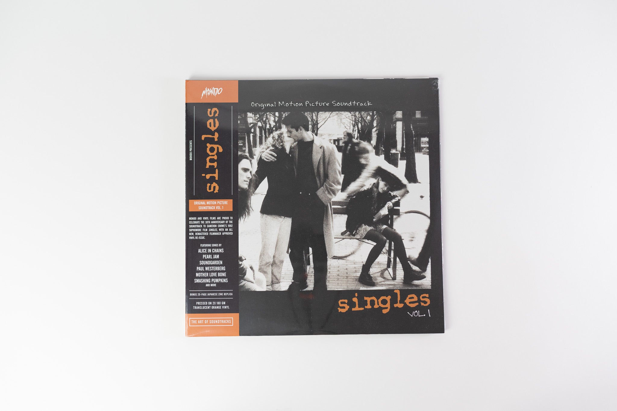 Various - Singles Vol. 1 (Original Soundtrack) on Mondo Translucent Orange Reissue Sealed