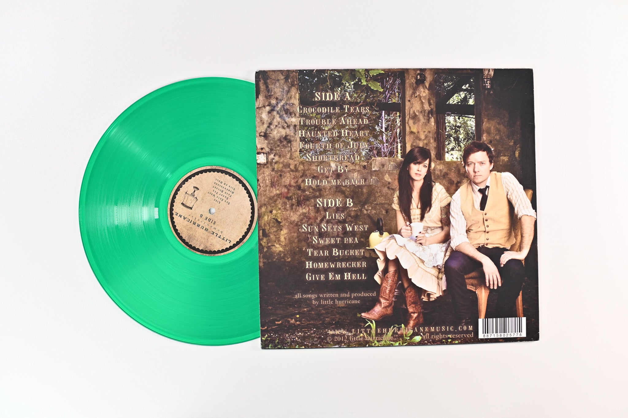 Little Hurricane - Homewrecker on Little Hurricane Records - Green Vinyl