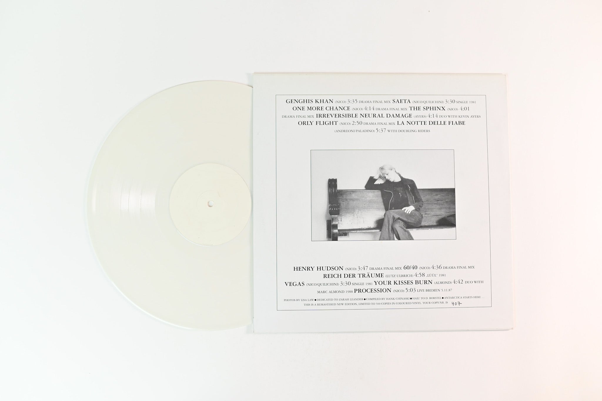 Nico - Abschied Unofficial White Vinyl Pressing