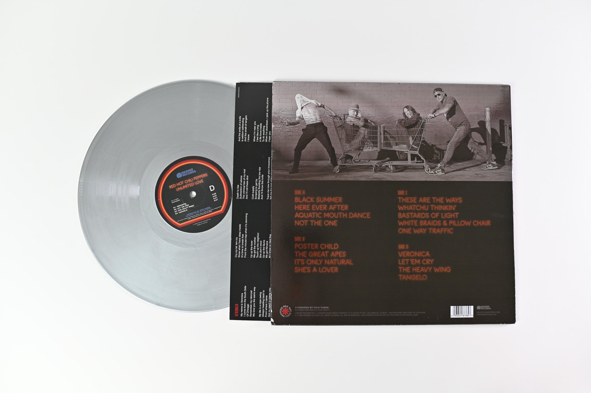 Red Hot Chili Peppers - Unlimited Love on Warner RSD 2022 Limited Silver Vinyl