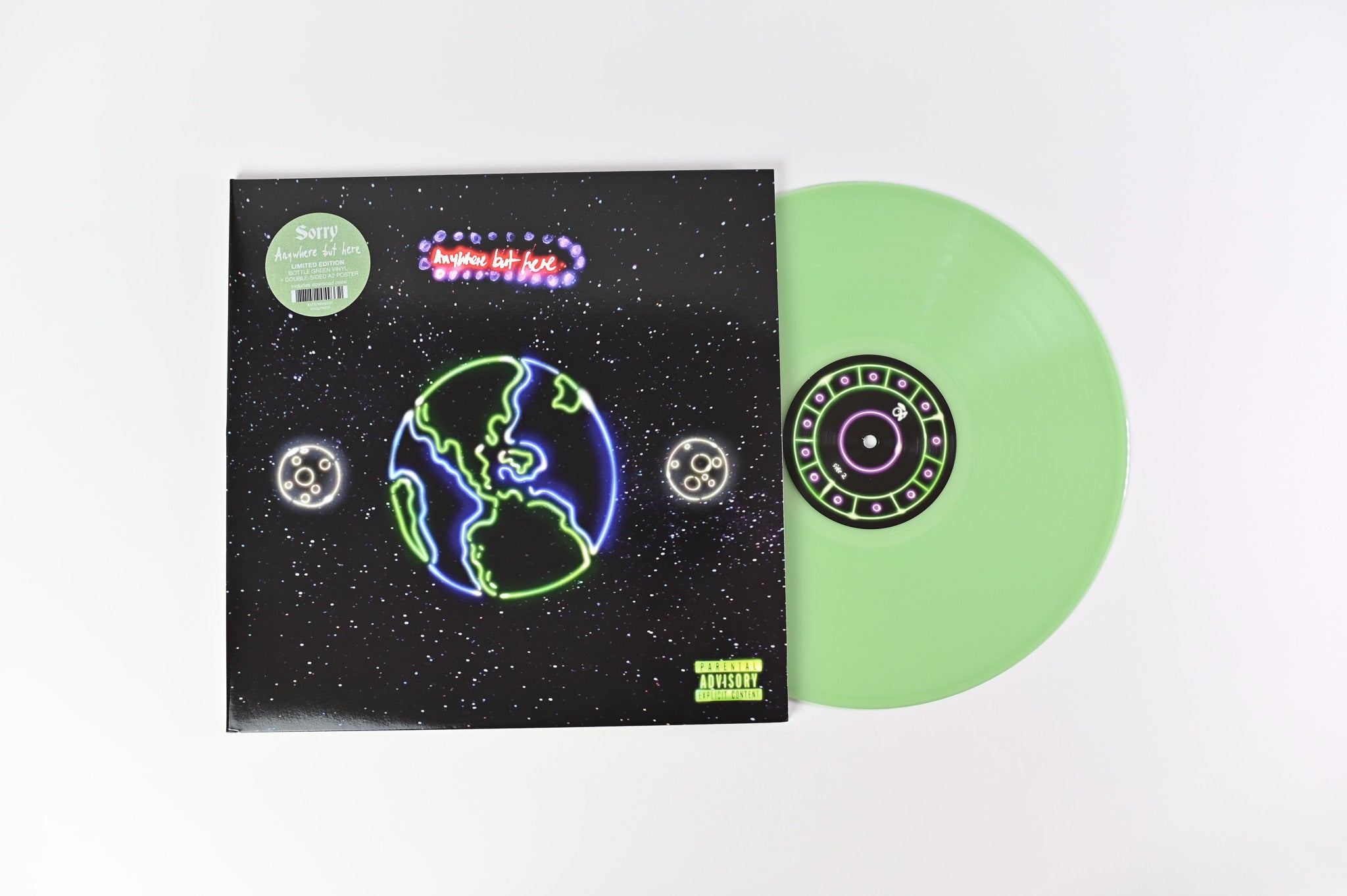 Sorry  - Anywhere But Here on Domino Bottle Green Vinyl