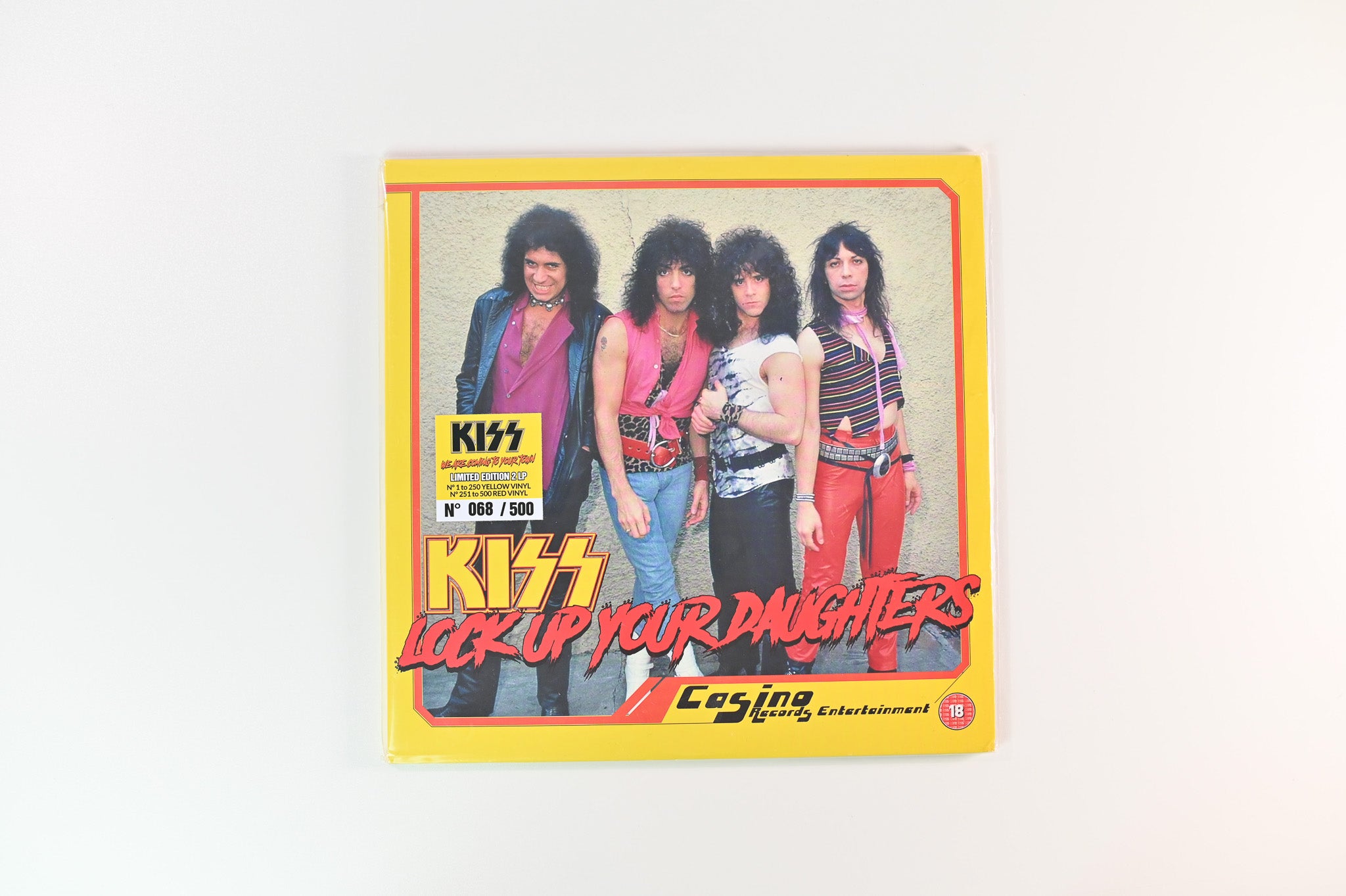 Kiss - Lock Up Your Daughters Yellow Vinyl Unofficial Pressing