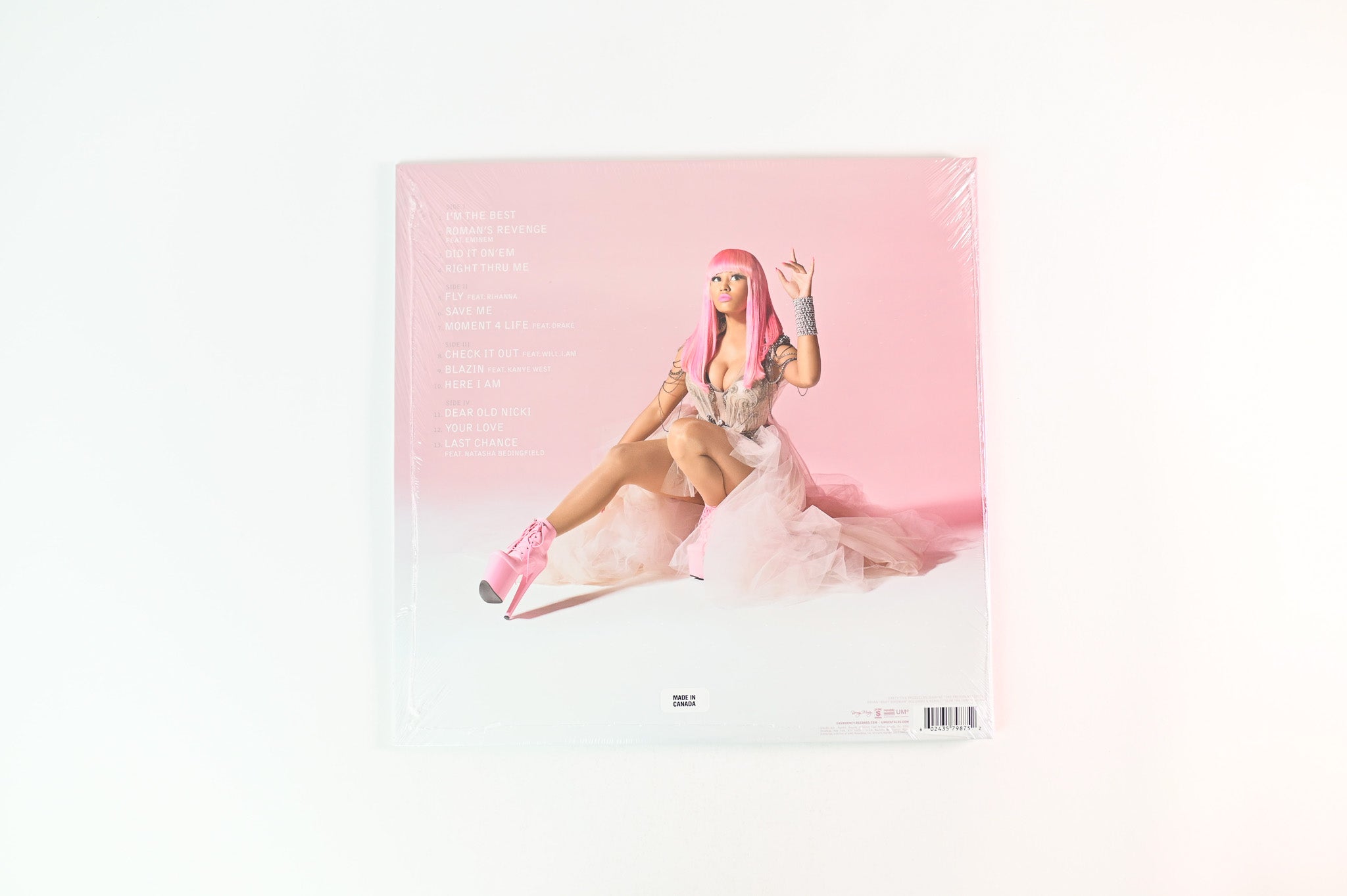 Nicki Minaj - Pink Friday on Cash Money Pink Opaque Vinyl Reissue Sealed