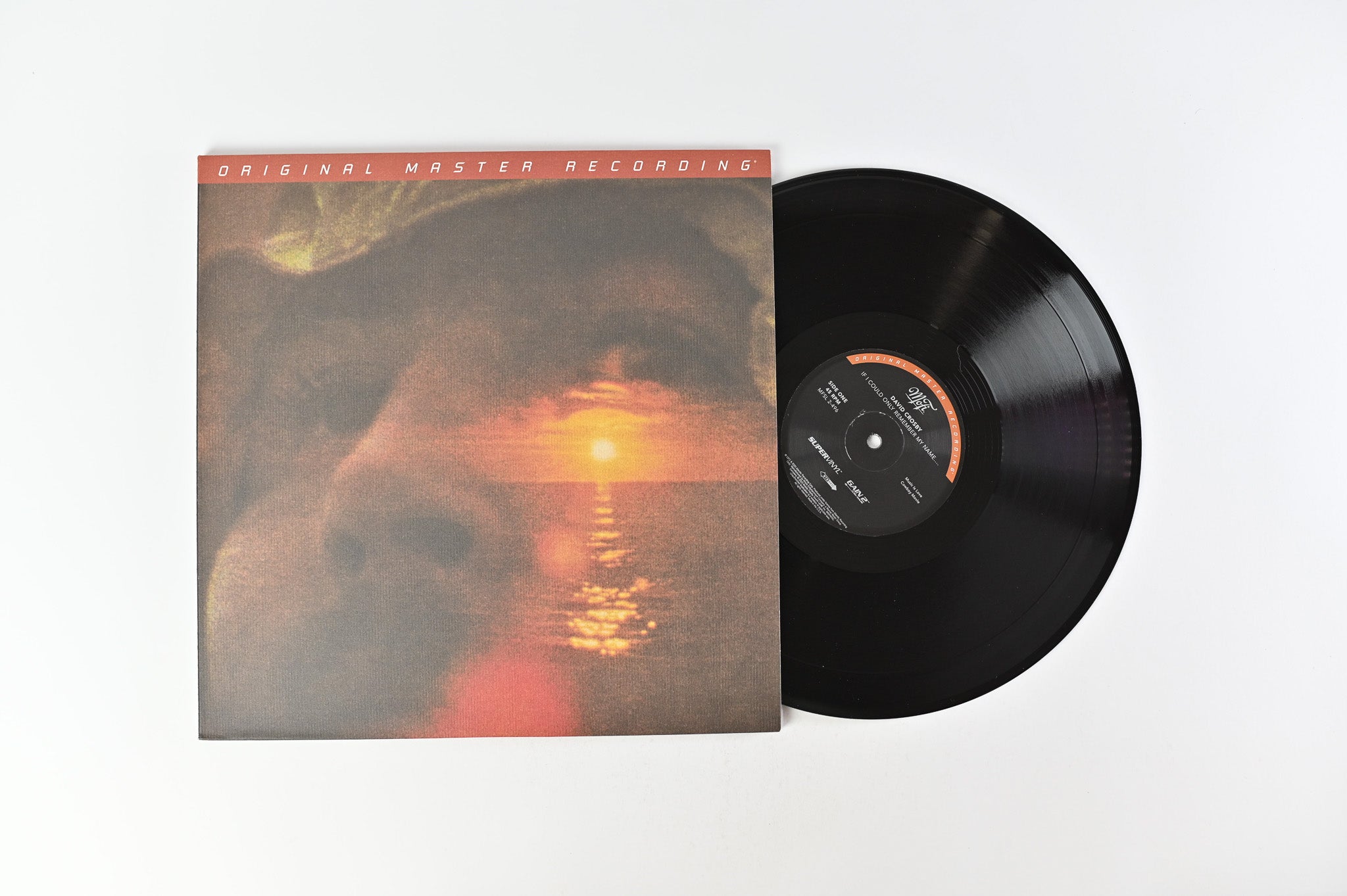 David Crosby - If I Could Only Remember My Name on Mobile Fidelity Sound Lab Ltd. 45 RPM eissue, Numbered