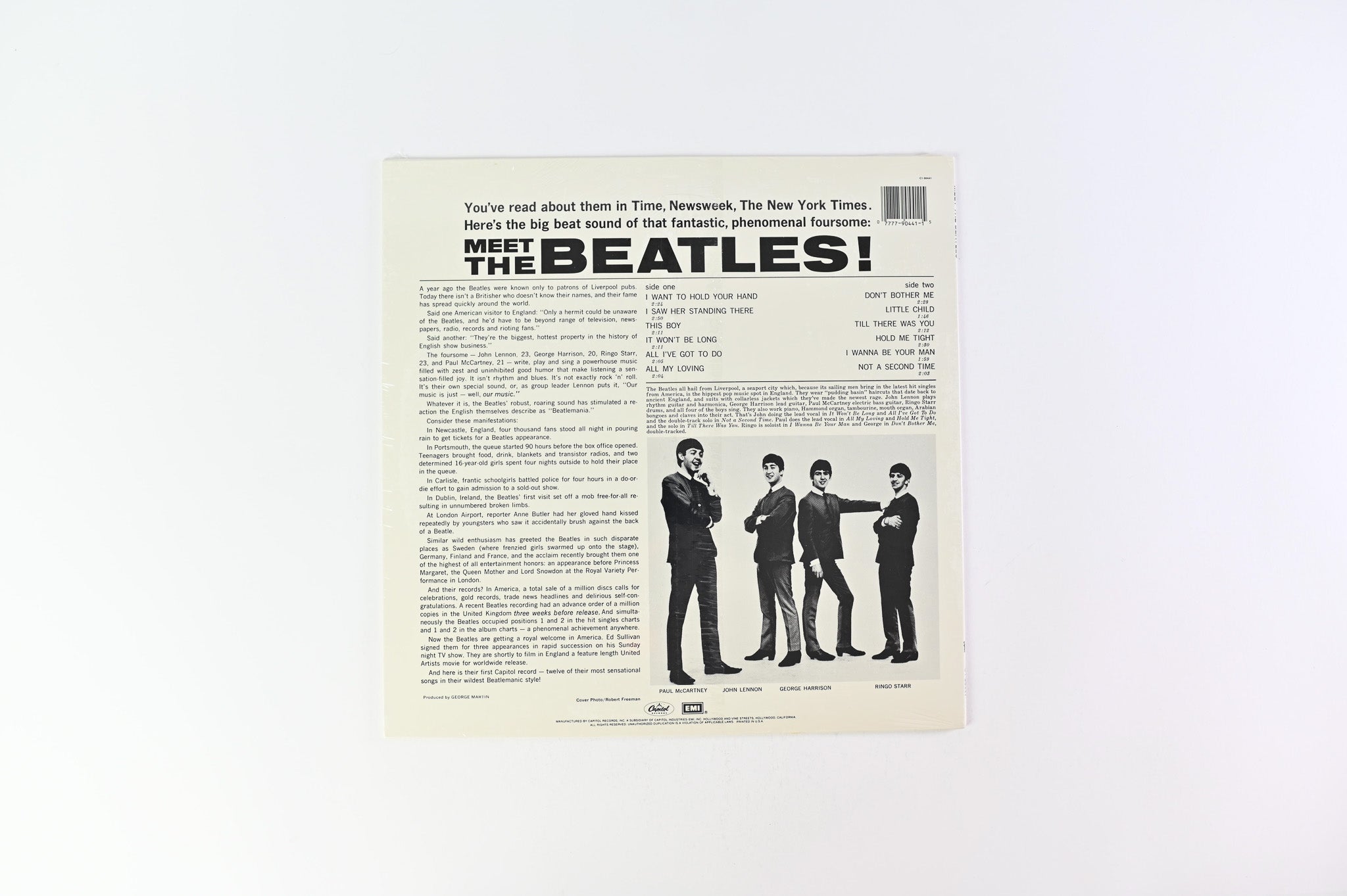 The Beatles - Meet The Beatles! on Capitol Purple Label Reissue Sealed