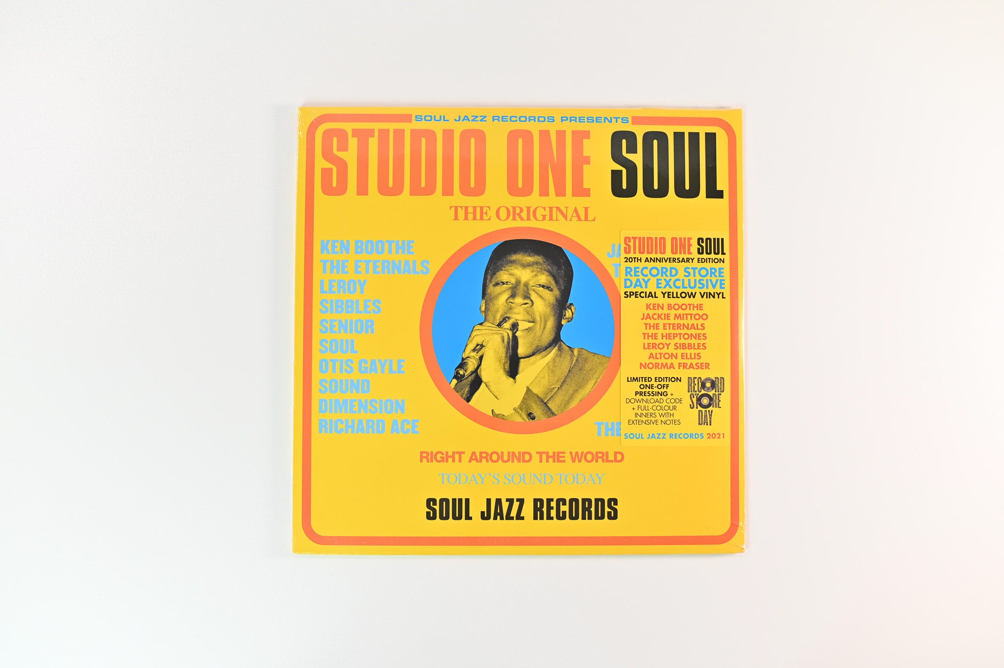 Various - Studio One Soul on Soul Jazz Records RSD 2021 Ltd Yellow Vinyl Reissue Sealed