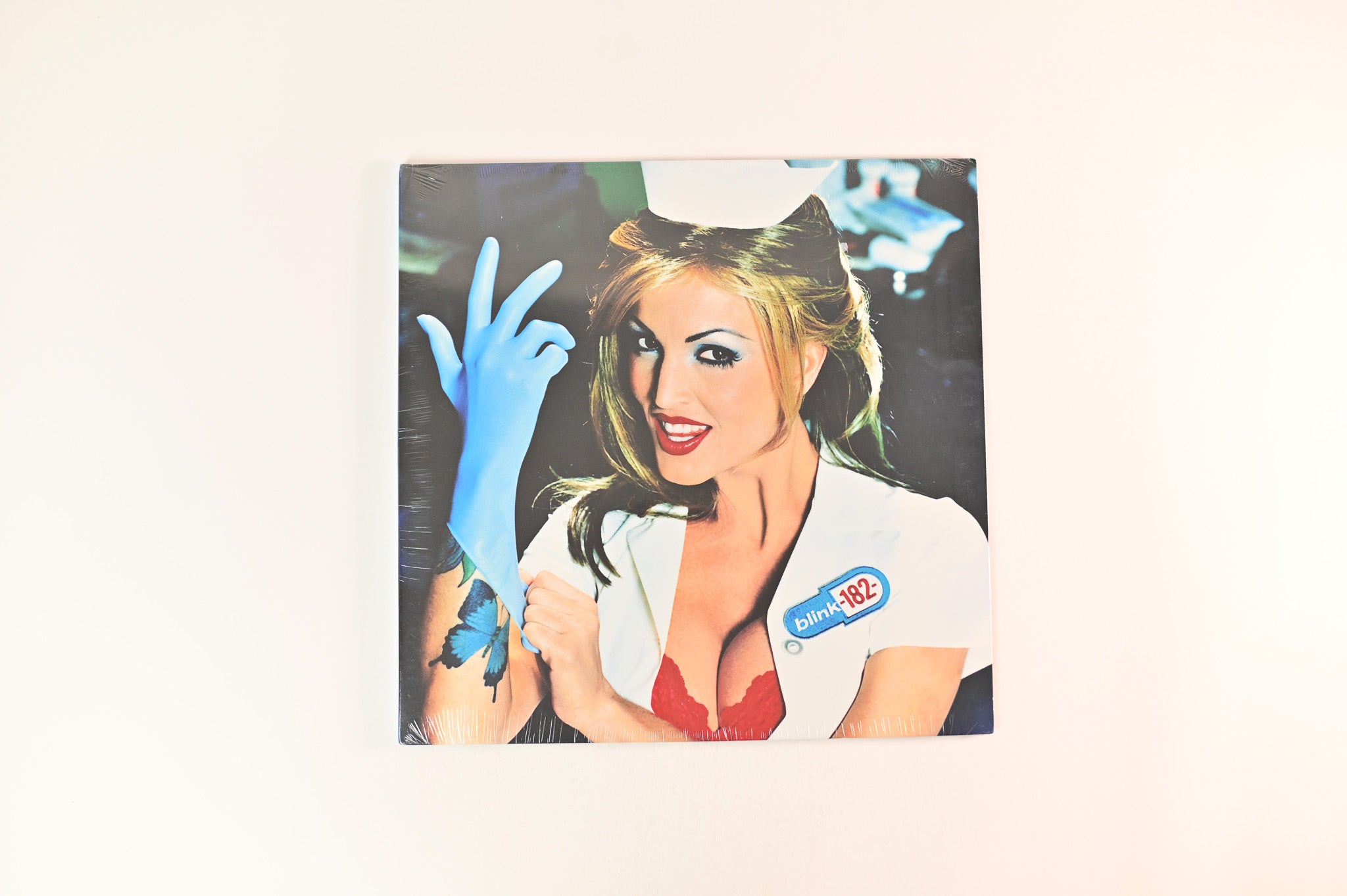 Blink-182 - Enema Of The State on SRC Blue With White Marble Vinyl Reissue Sealed