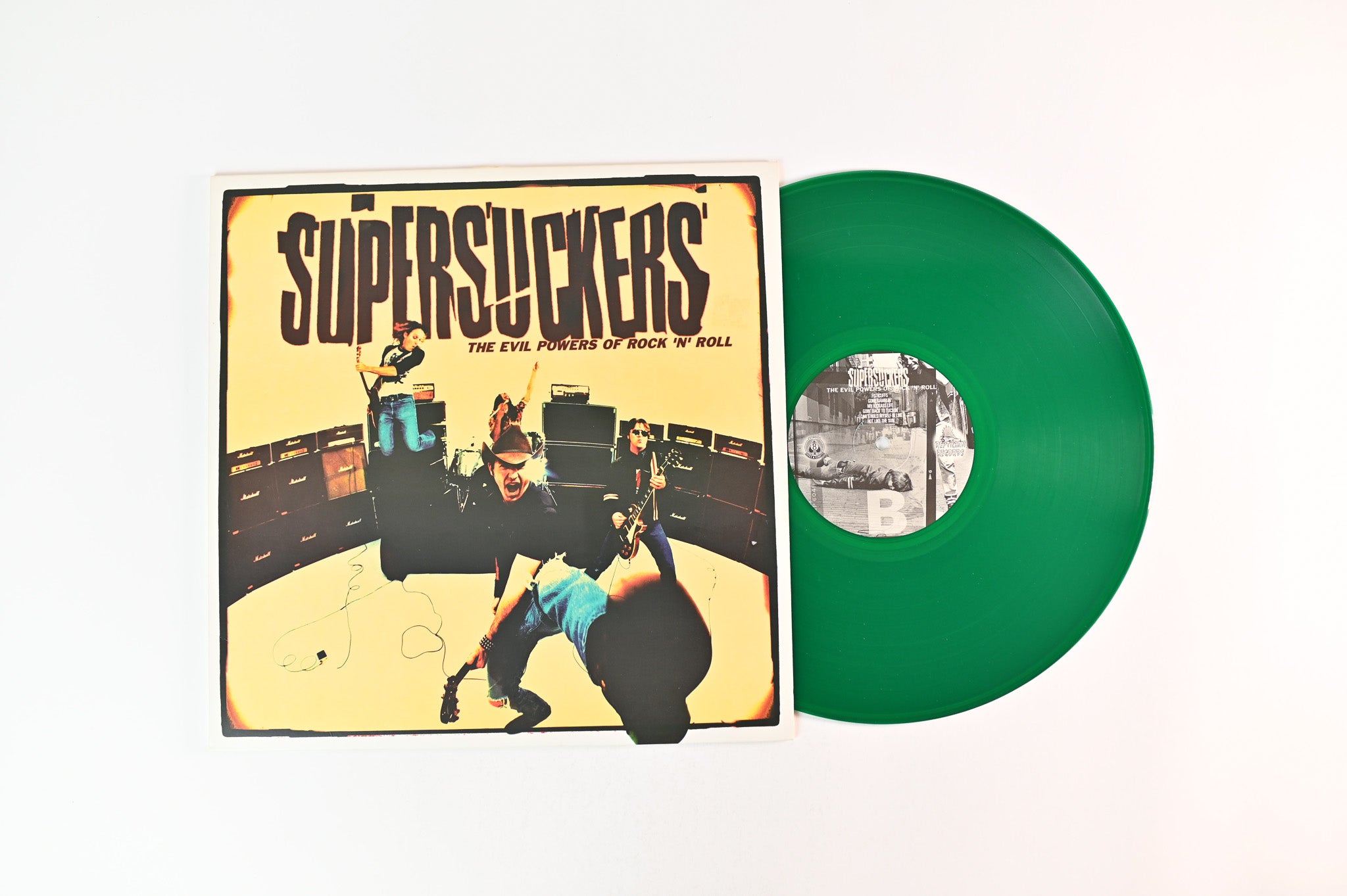 Supersuckers - The Evil Powers Of Rock 'N' Roll on Reptilian Green Translucent