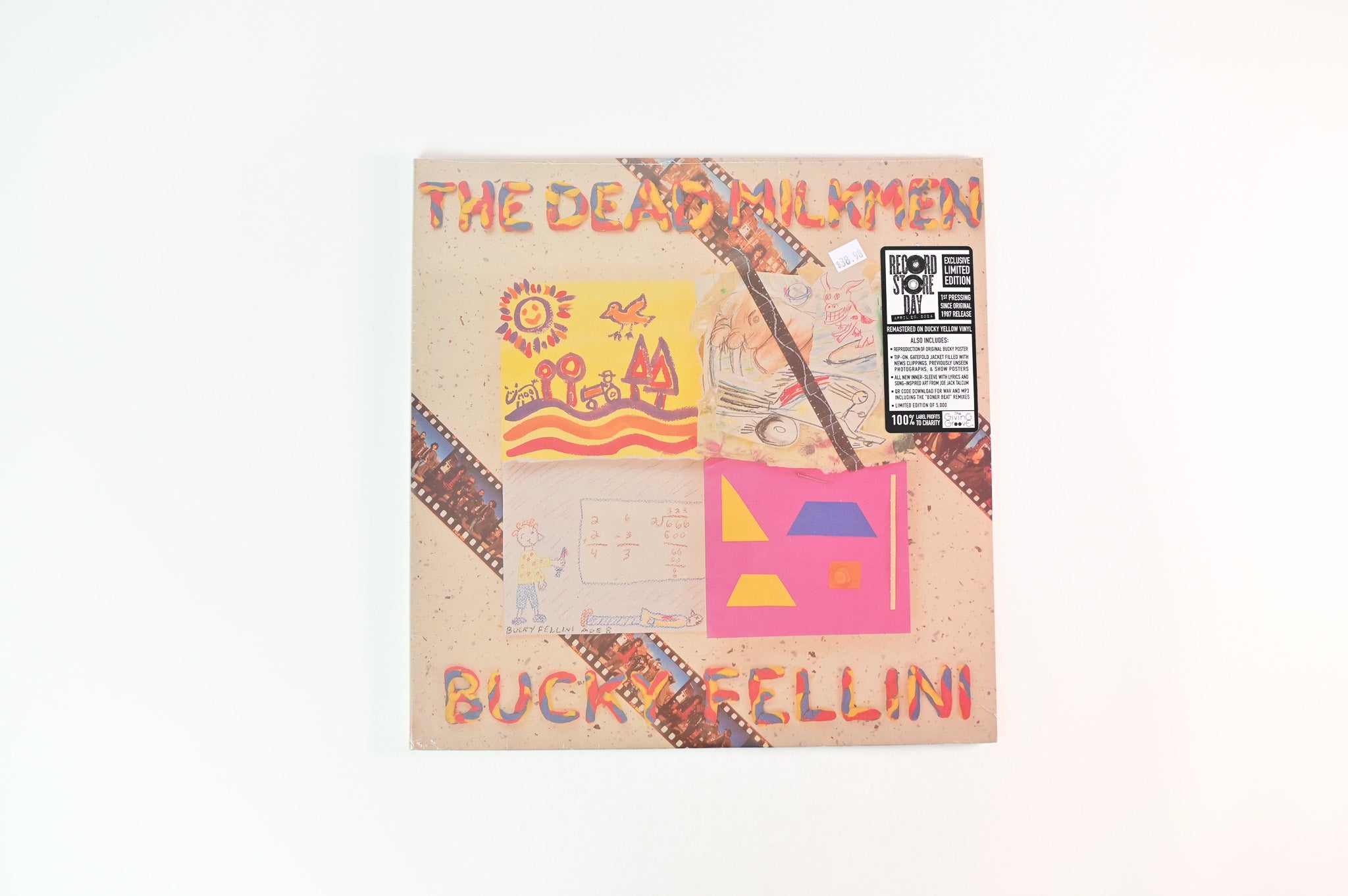 The Dead Milkmen - Bucky Fellini on The Giving Groove RSD 2024 Ltd Yellow Vinyl Reissue Sealed