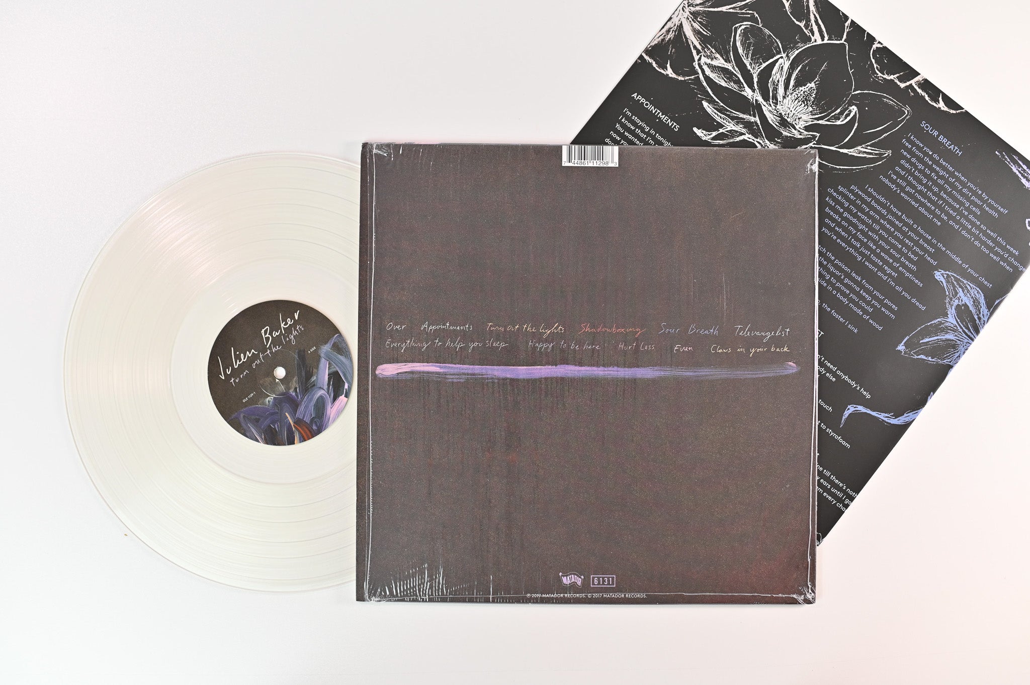 Julien Baker - Turn Out The Lights on Matador - Clear Vinyl