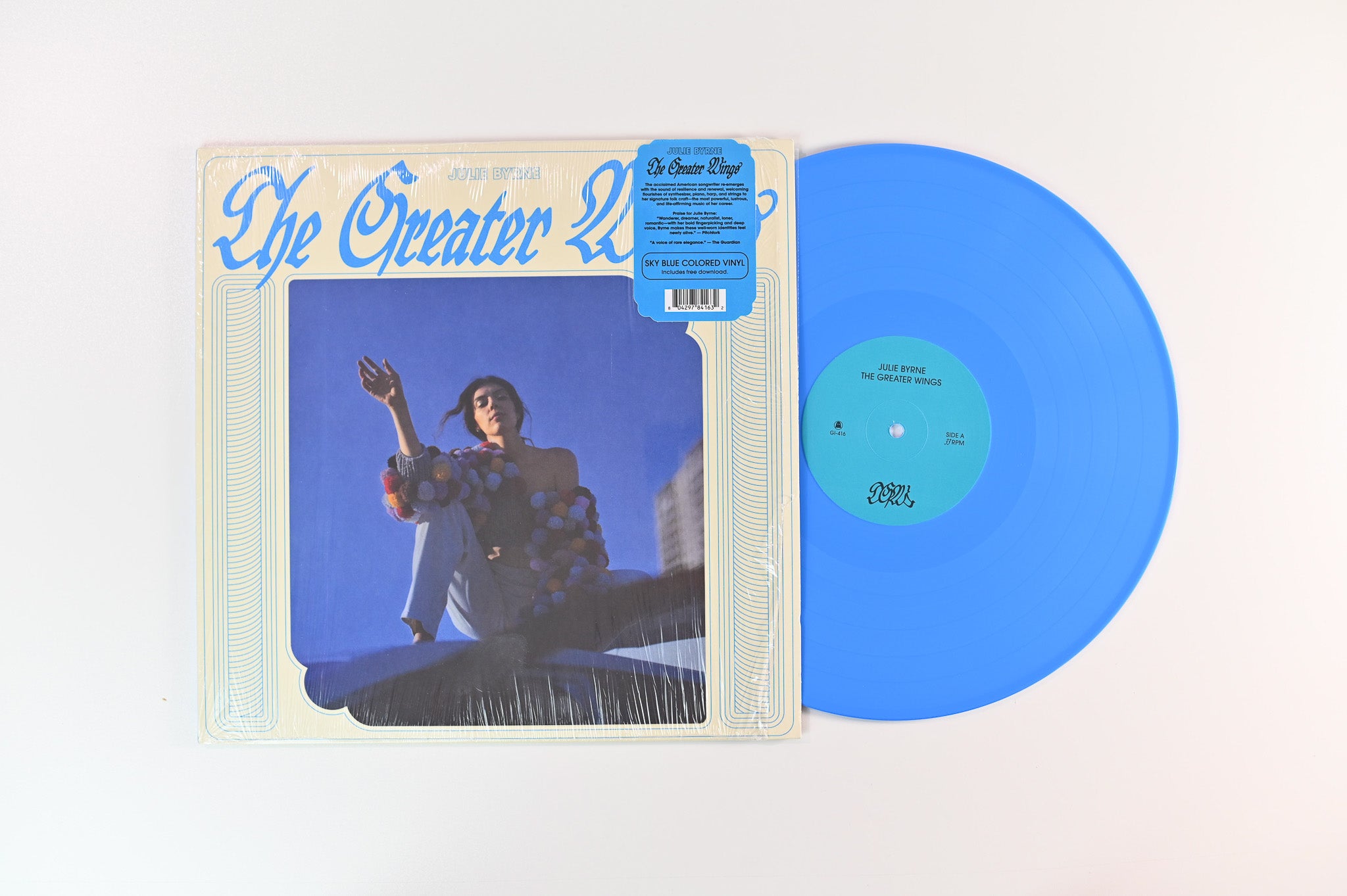 Julie Byrne - The Greater Wings on Ghostly International - Blue Vinyl