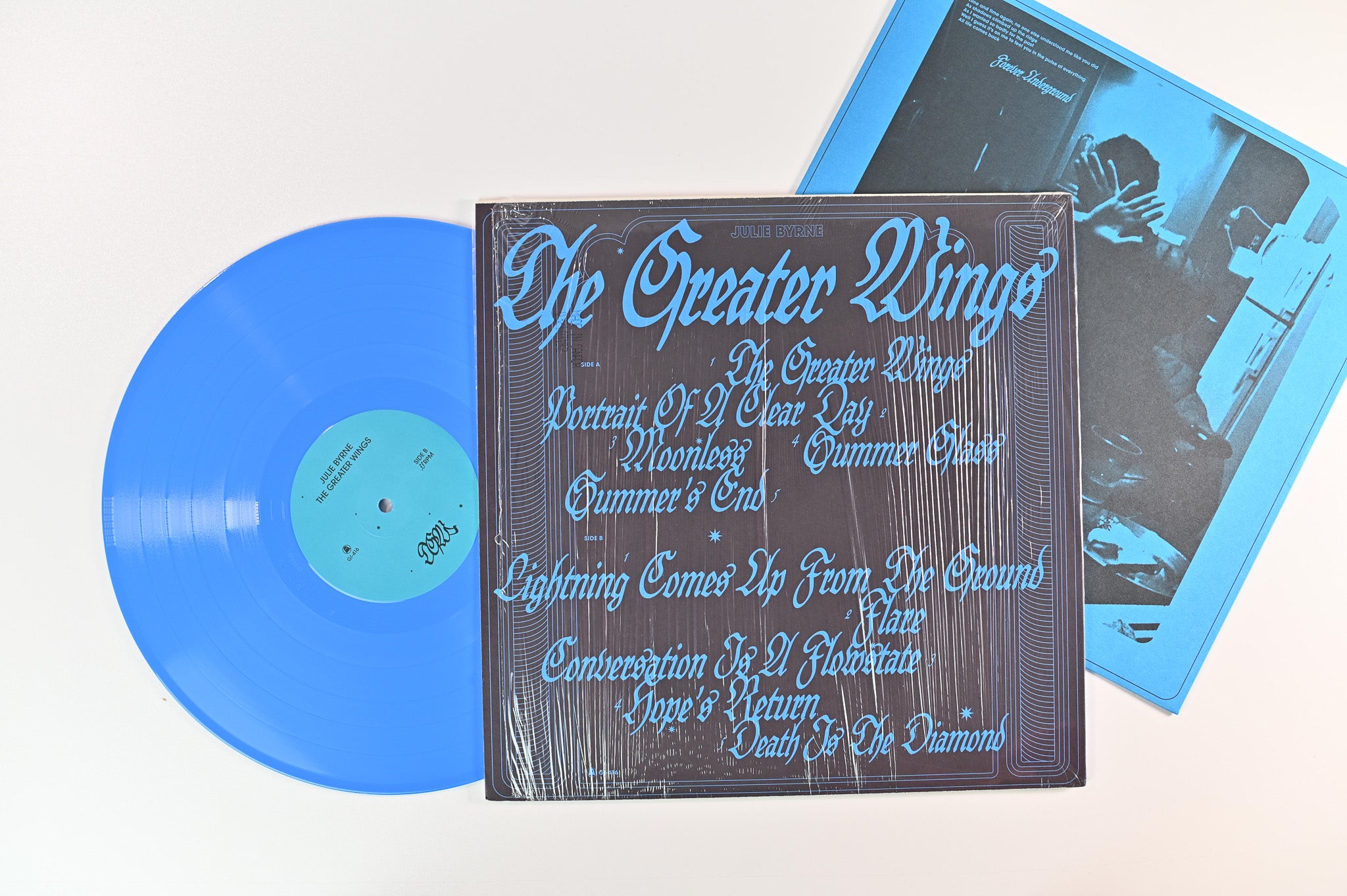 Julie Byrne - The Greater Wings on Ghostly International - Blue Vinyl