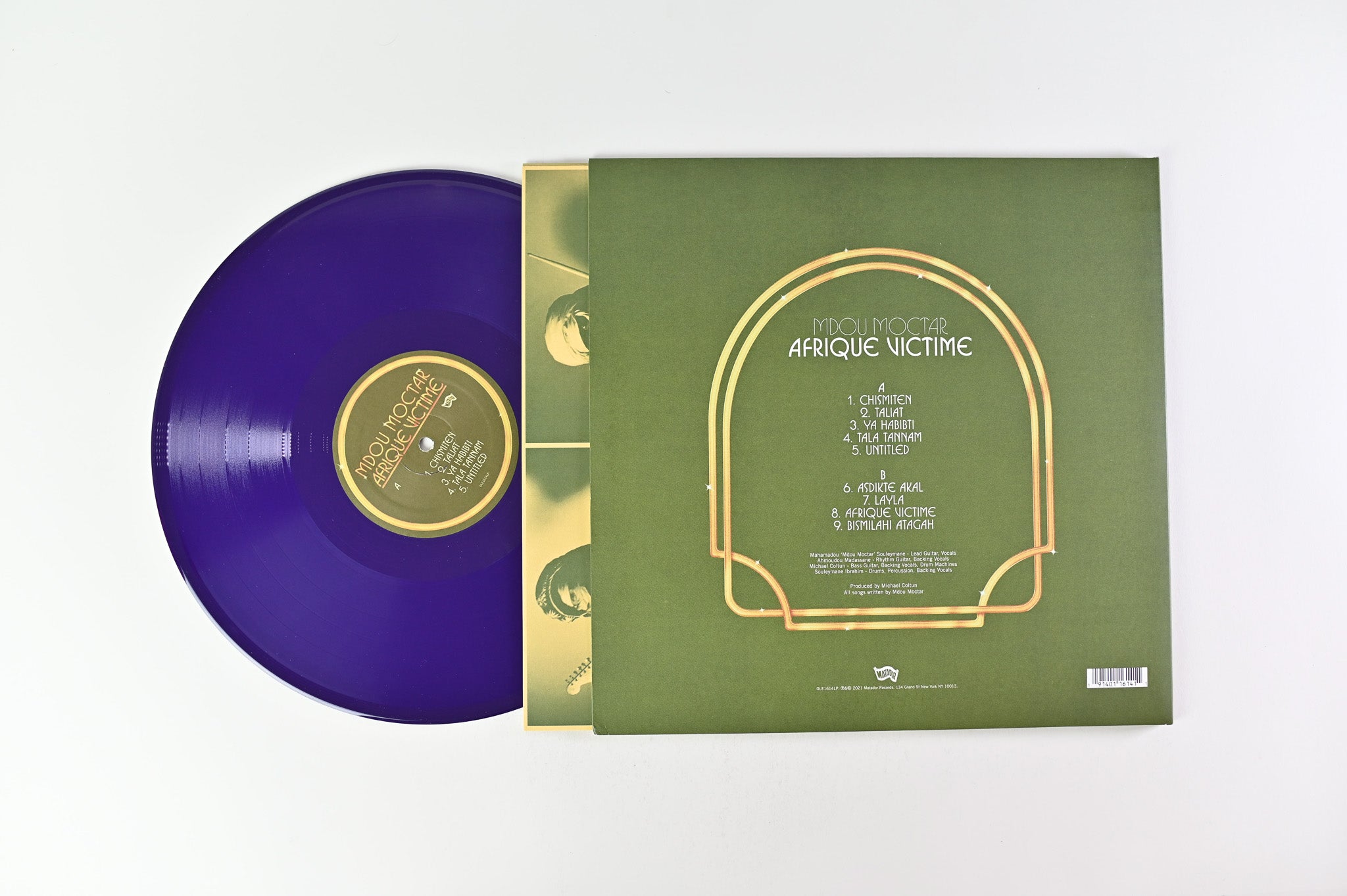 Mdou Moctar - Afrique Victime on Matador Ltd. Purple Vinyl