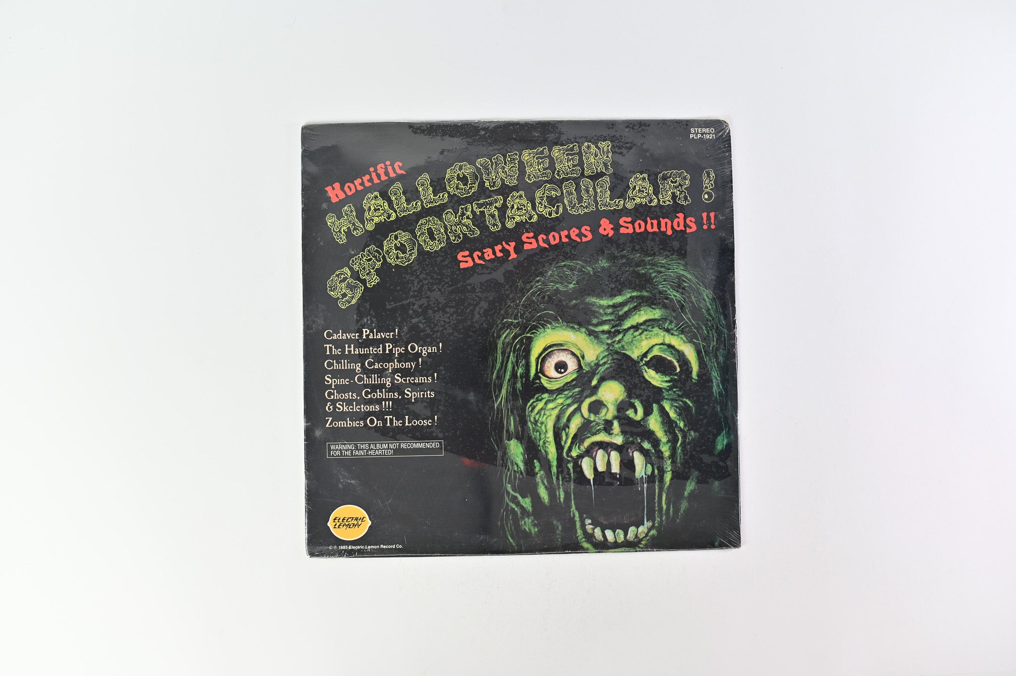 Verne Langdon - Halloween Spooktacular ! - Horrific Scary Scores & Sounds on Electric Lemon Record Co. SEALED