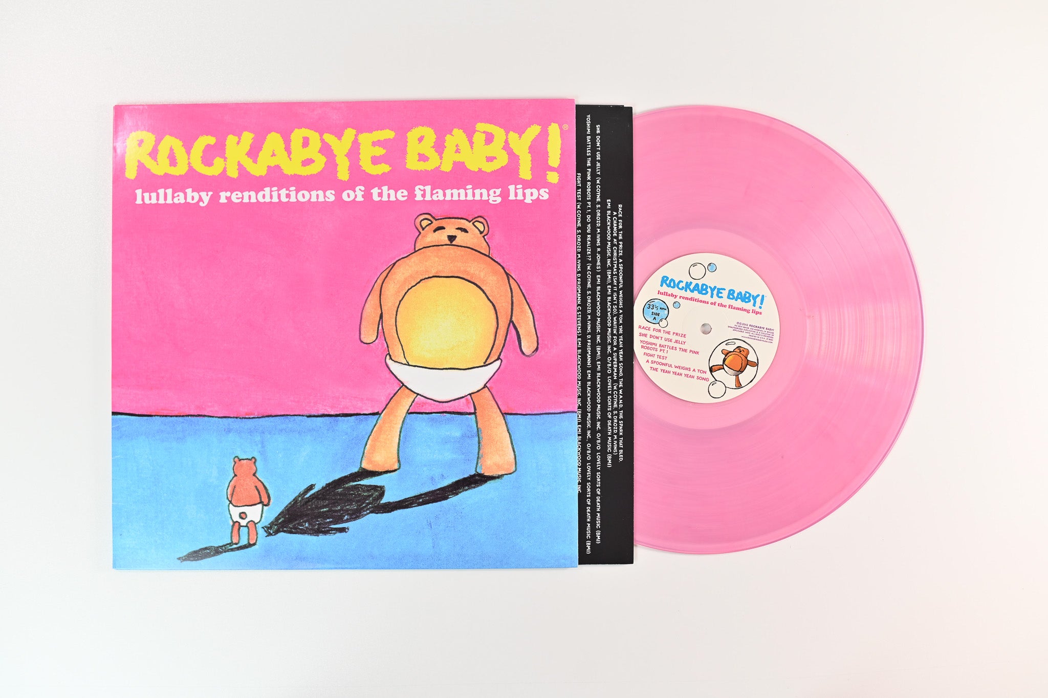 Steven Charles Boone - Rockabye Baby! Lullaby Renditions Of The Flaming Lips on Rockabye Baby! - Pink Vinyl