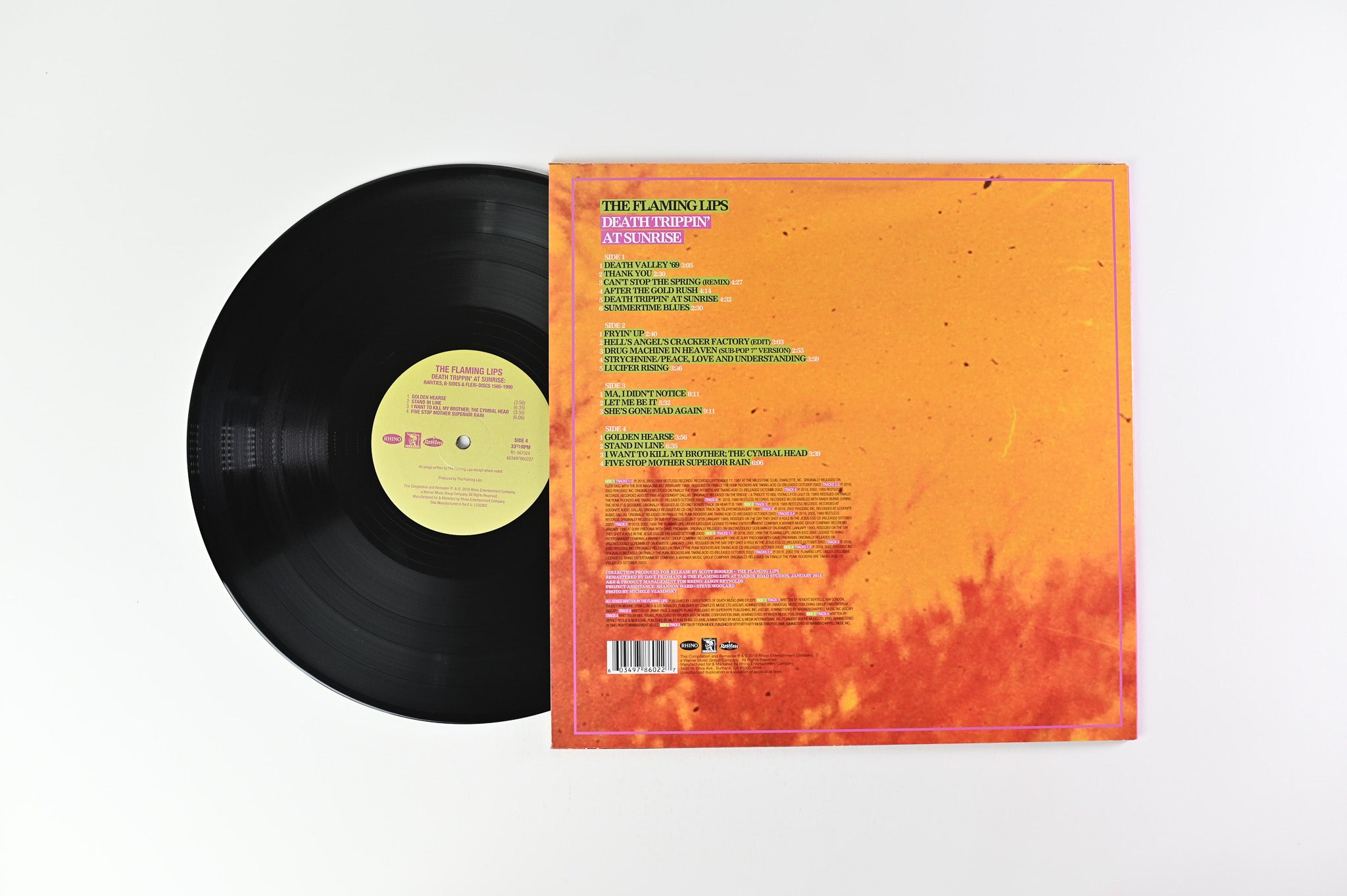 The Flaming Lips Death Trippin At Sunrise Rarities B Sides Flexi Discs 1986 1990 on Rhino