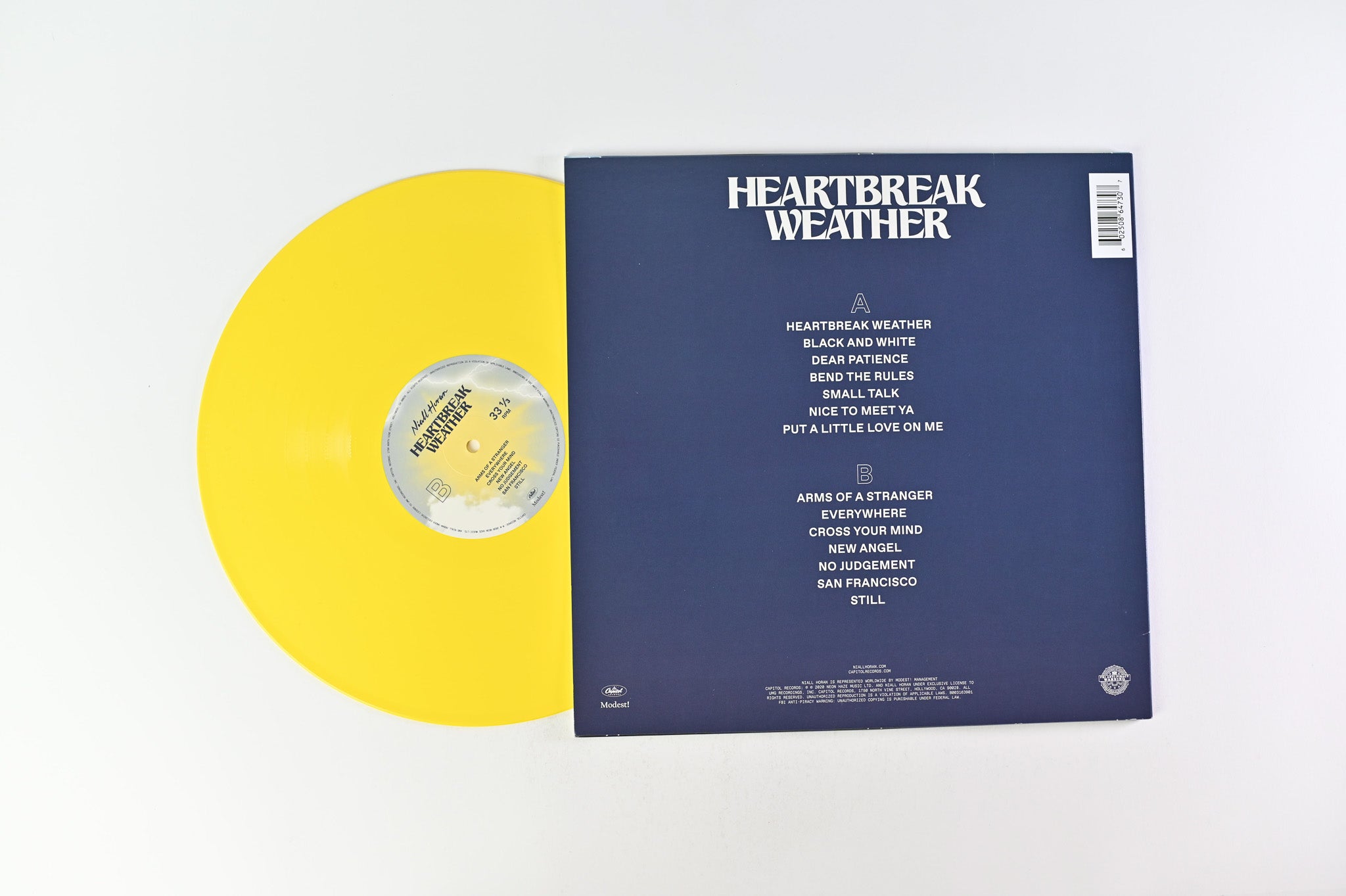 Niall Horan - Heartbreak Weather on Capitol Records Ltd. Yellow Vinyl