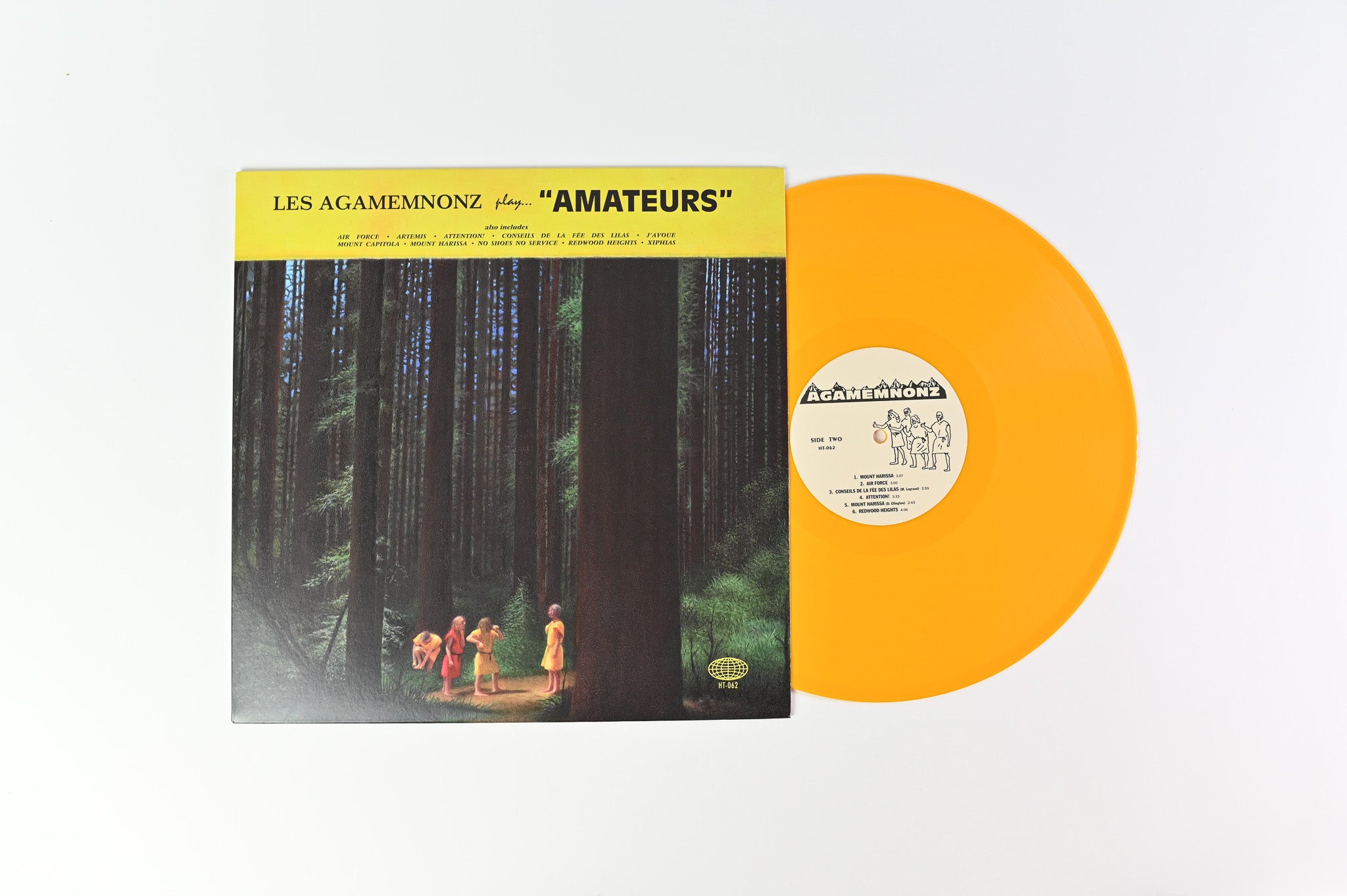 Les Agamemnonz - Amateurs on Hi-Tide Ltd Yellow Vinyl