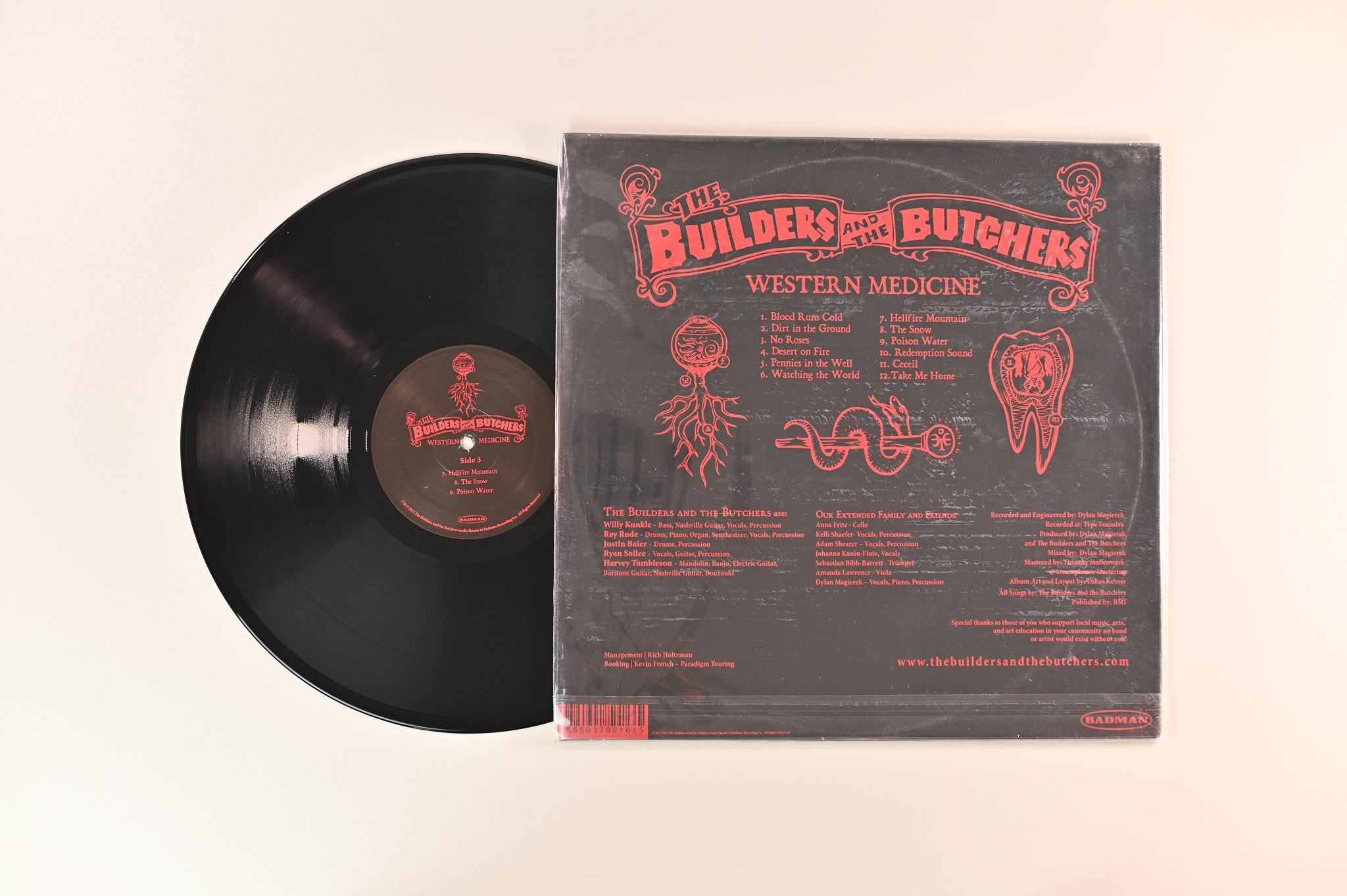 The Builders And The Butchers - Western Medicine on Badman Recording Co.