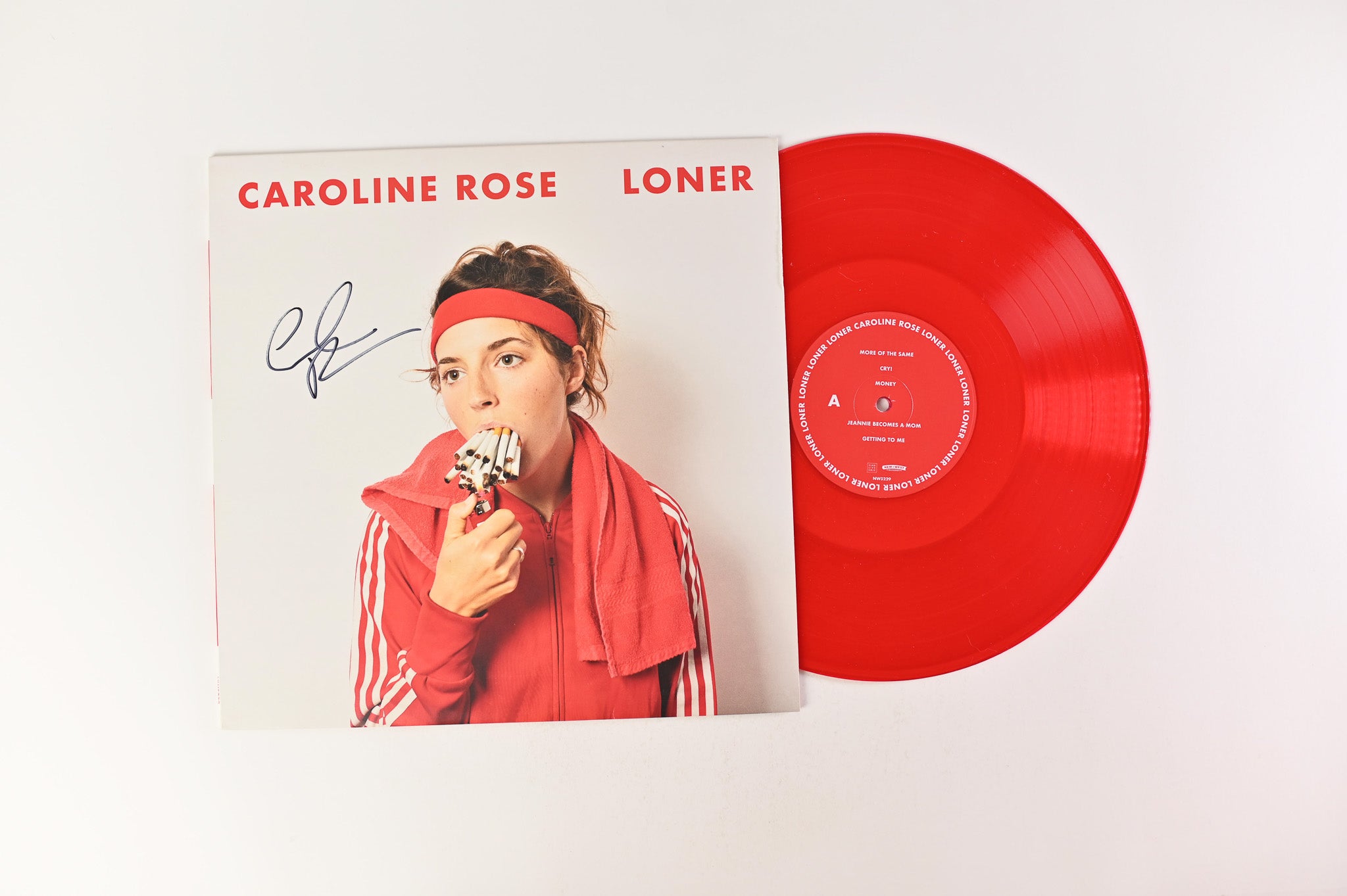 Caroline Rose - Loner on New West Records Ltd. Signed, Red Transparent Vinyl