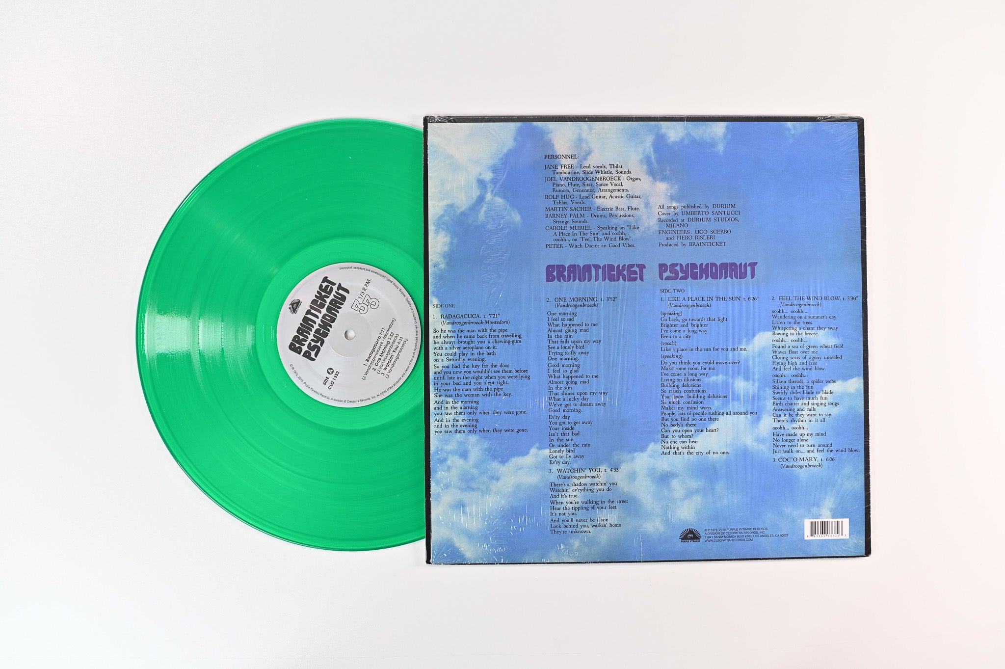 Brainticket - Psychonaut on Purple Pyramid - Green Vinyl