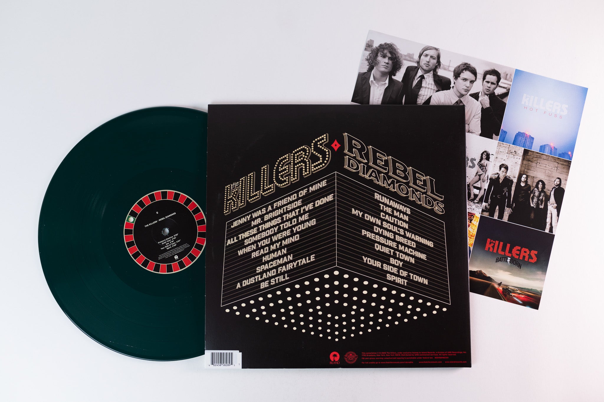 The Killers - Rebel Diamonds on Island Ltd Green Vinyl