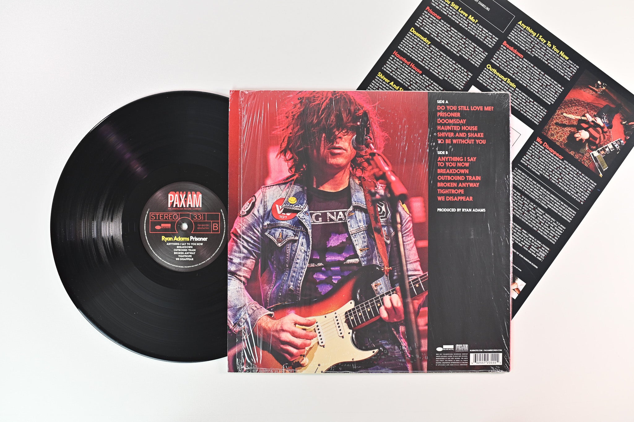 Ryan Adams - Prisoner on Pax Americana Record Company