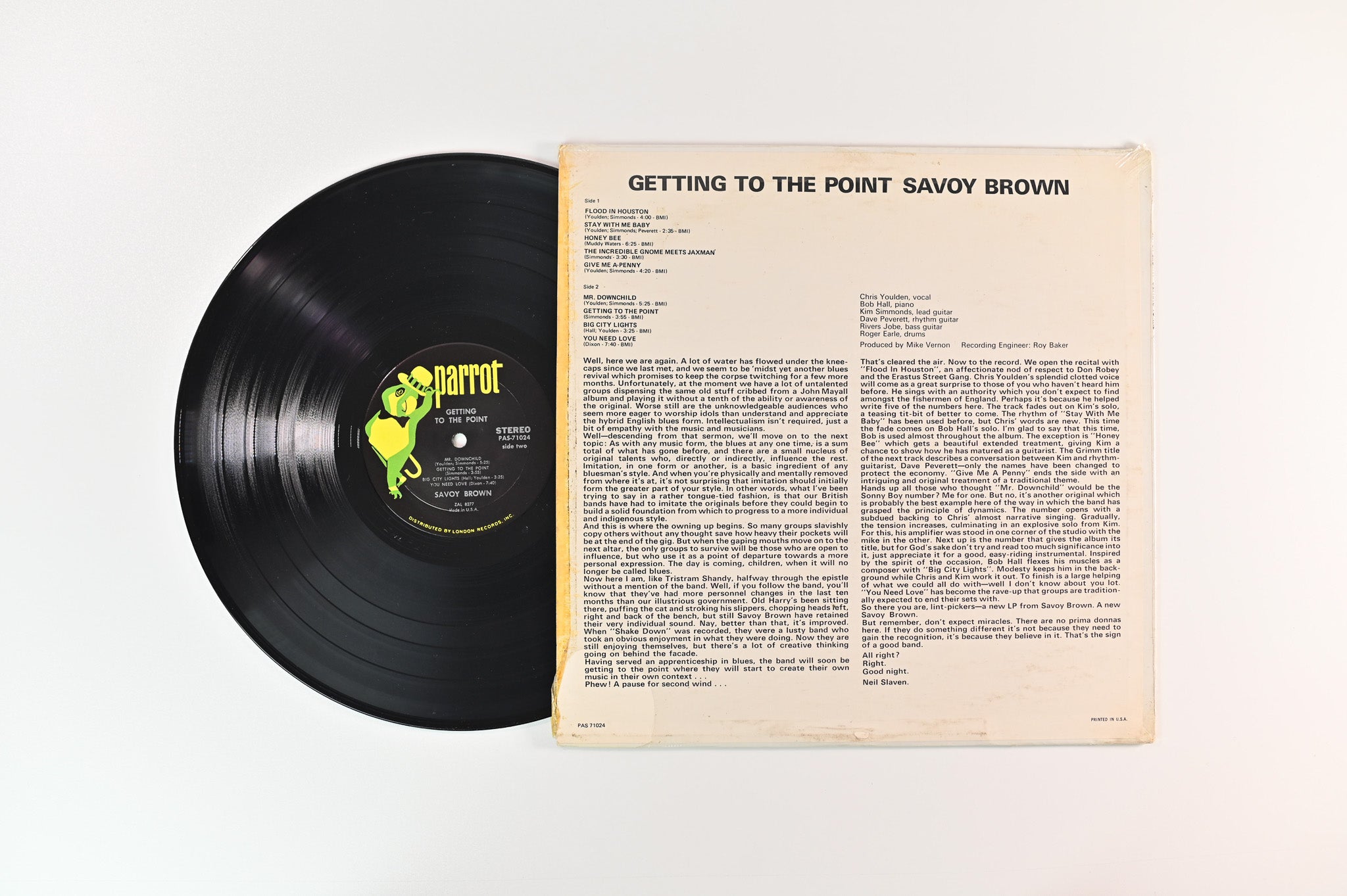 Savoy Brown - Getting To The Point on Parrot