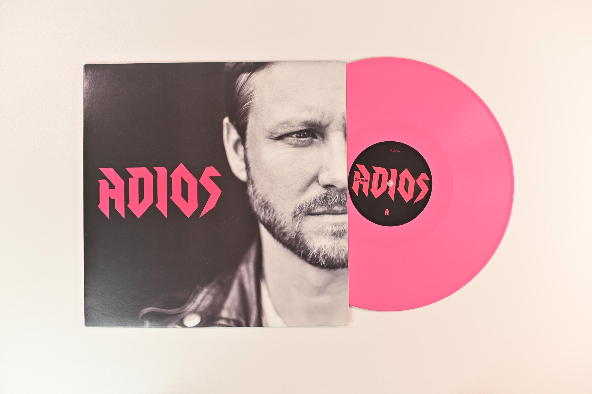 Cory Branan - Adios on Bloodshot Records - Pink Vinyl