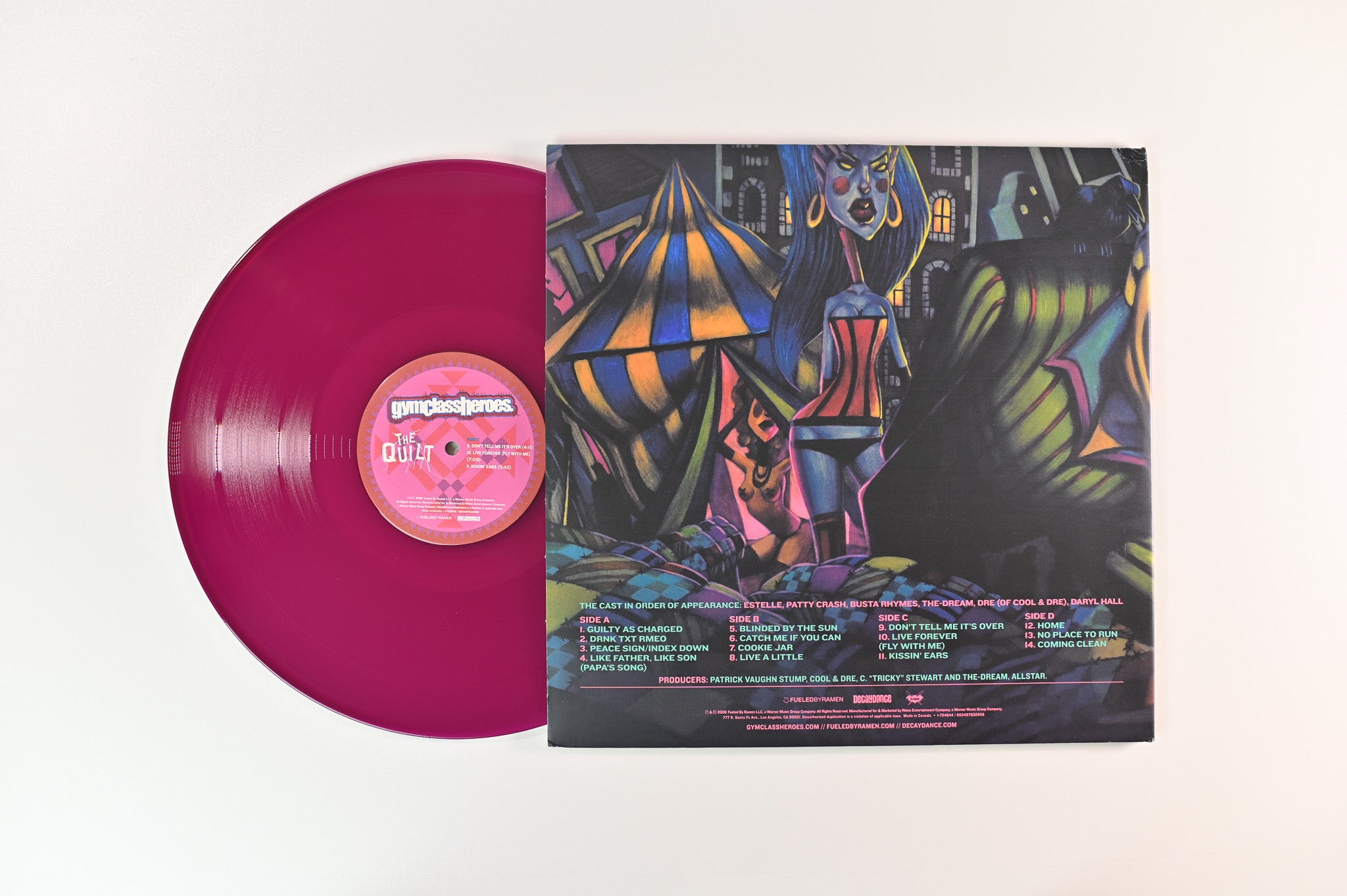 Gym Class Heroes - The Quilt on Fueled By Ramen - Grape Vinyl