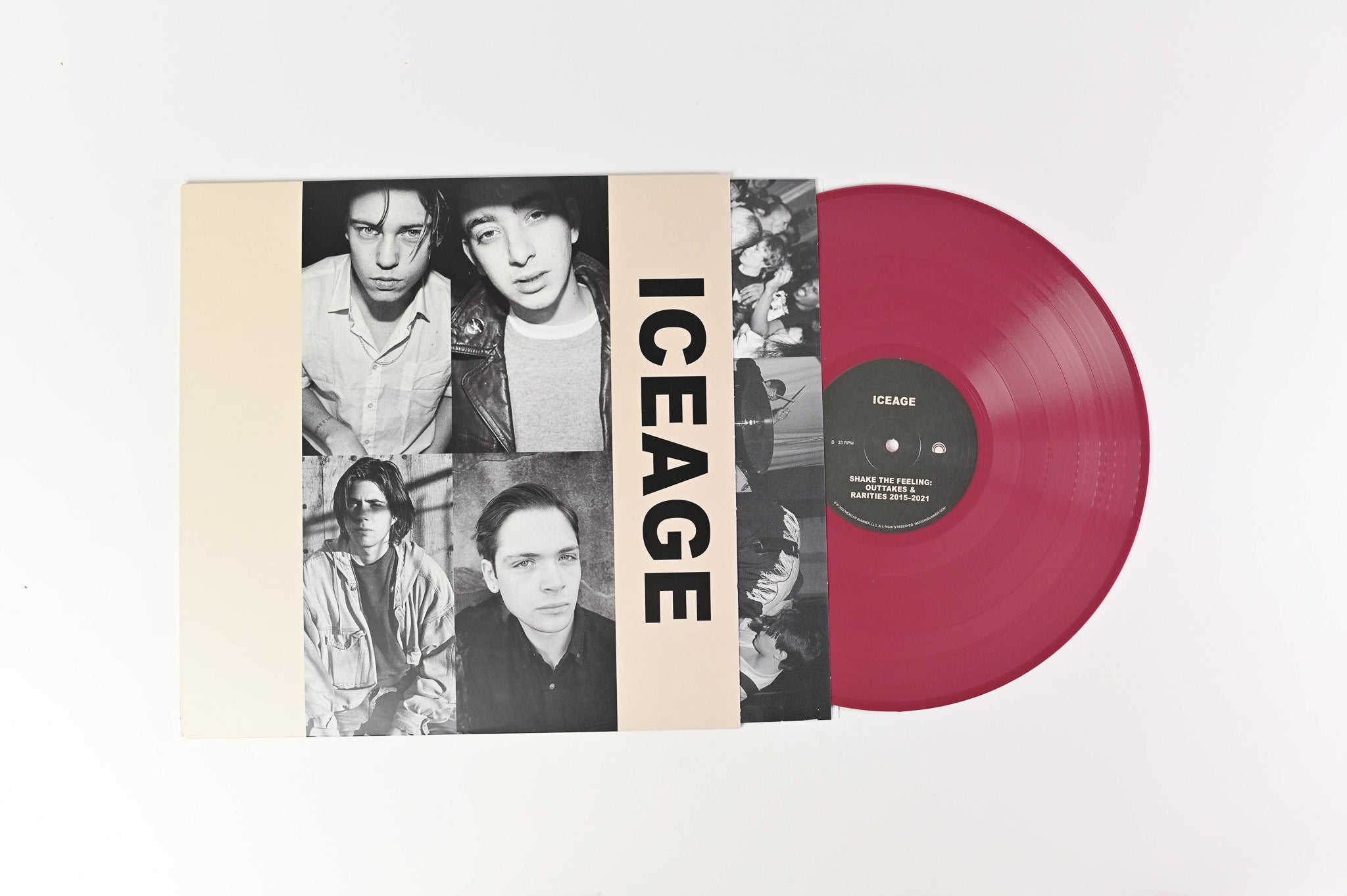 Iceage - Shake The Feeling - Outtakes And Rarities 2015-2021 on Mexican Summer Ltd Red Bordeaux Vinyl