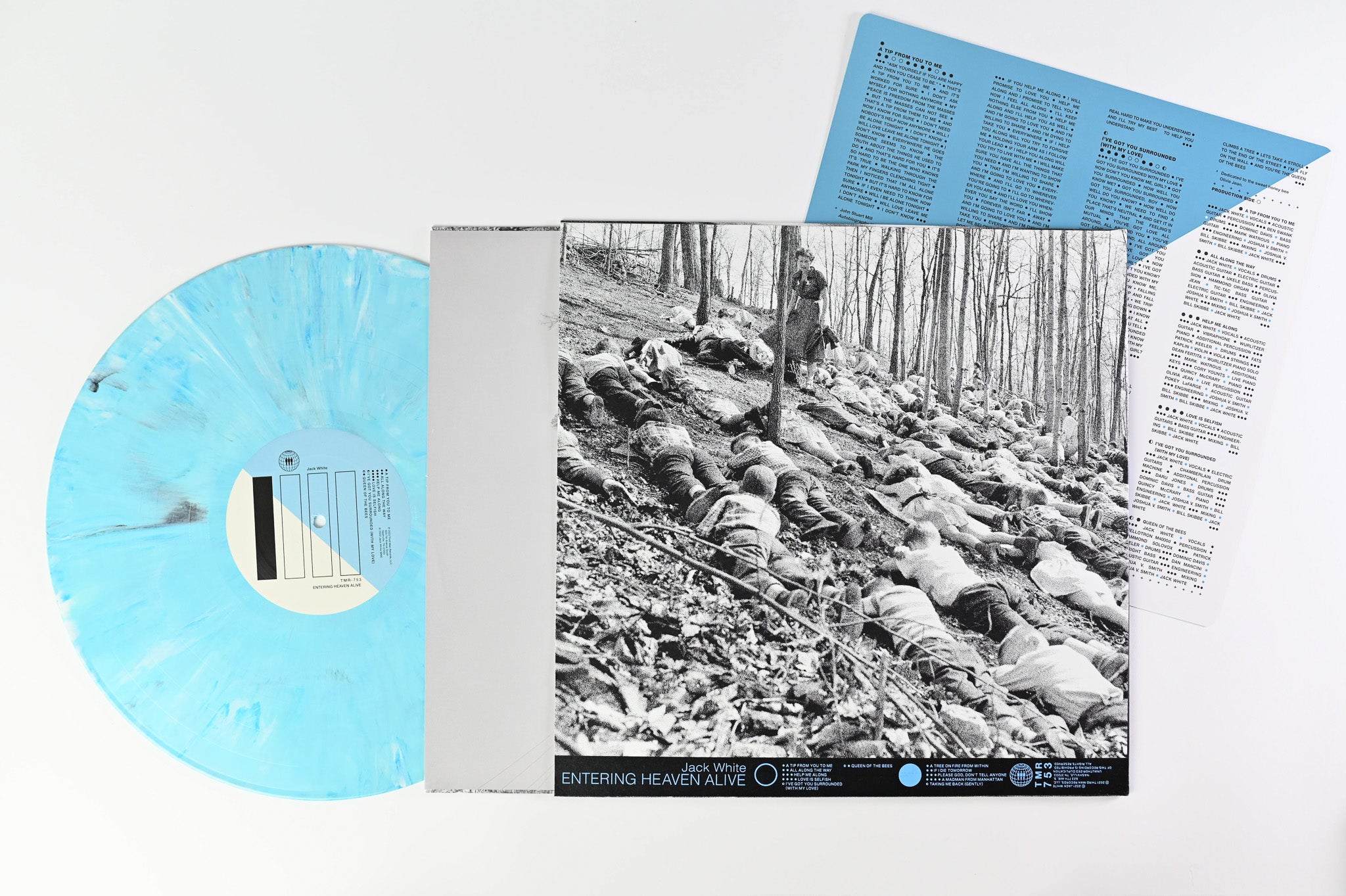 Jack White - Entering Heaven Alive on Third Man Records Turquoise Marble Vinyl