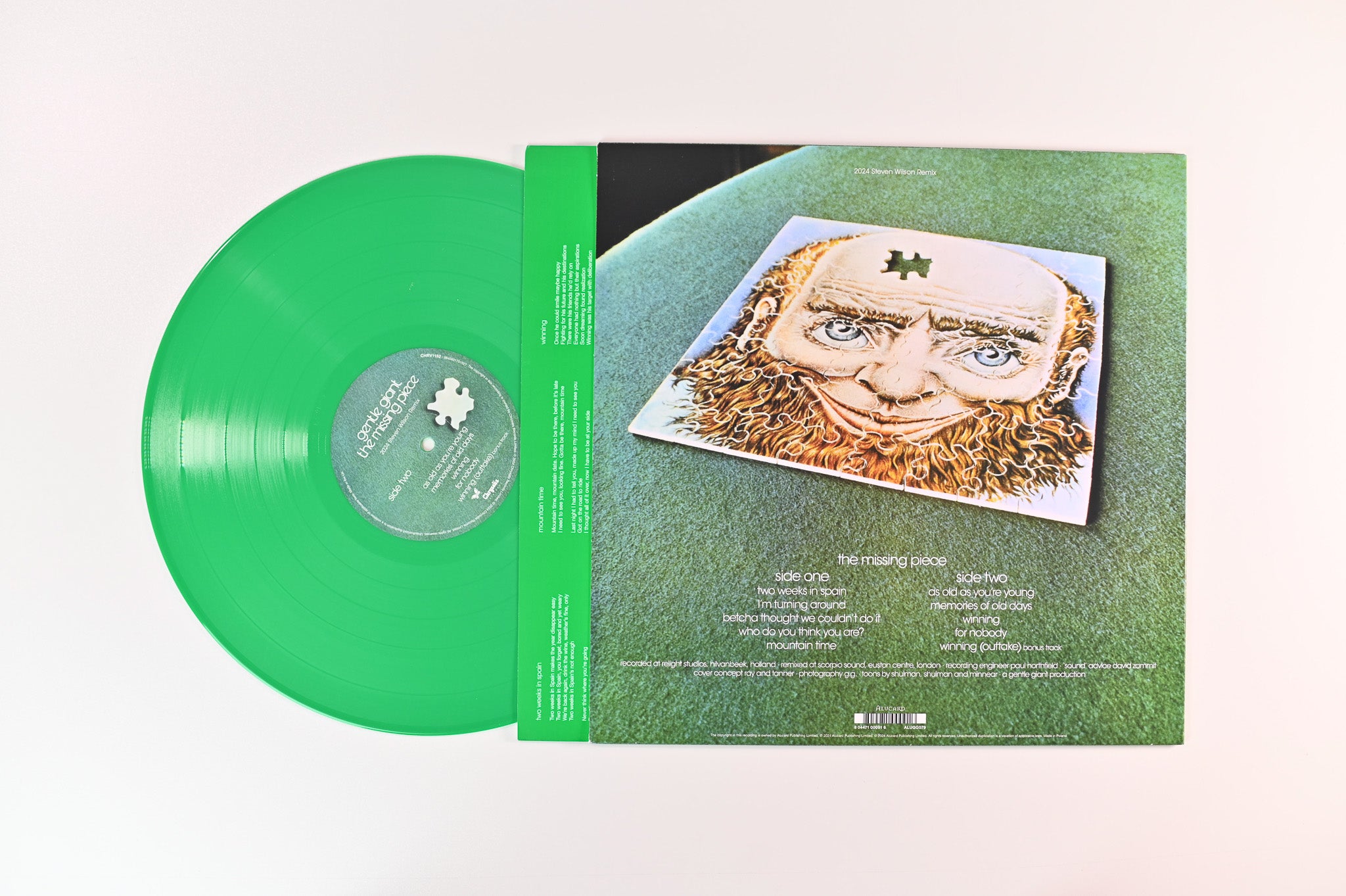 Gentle Giant - The Missing Piece on Alucard - Green Vinyl