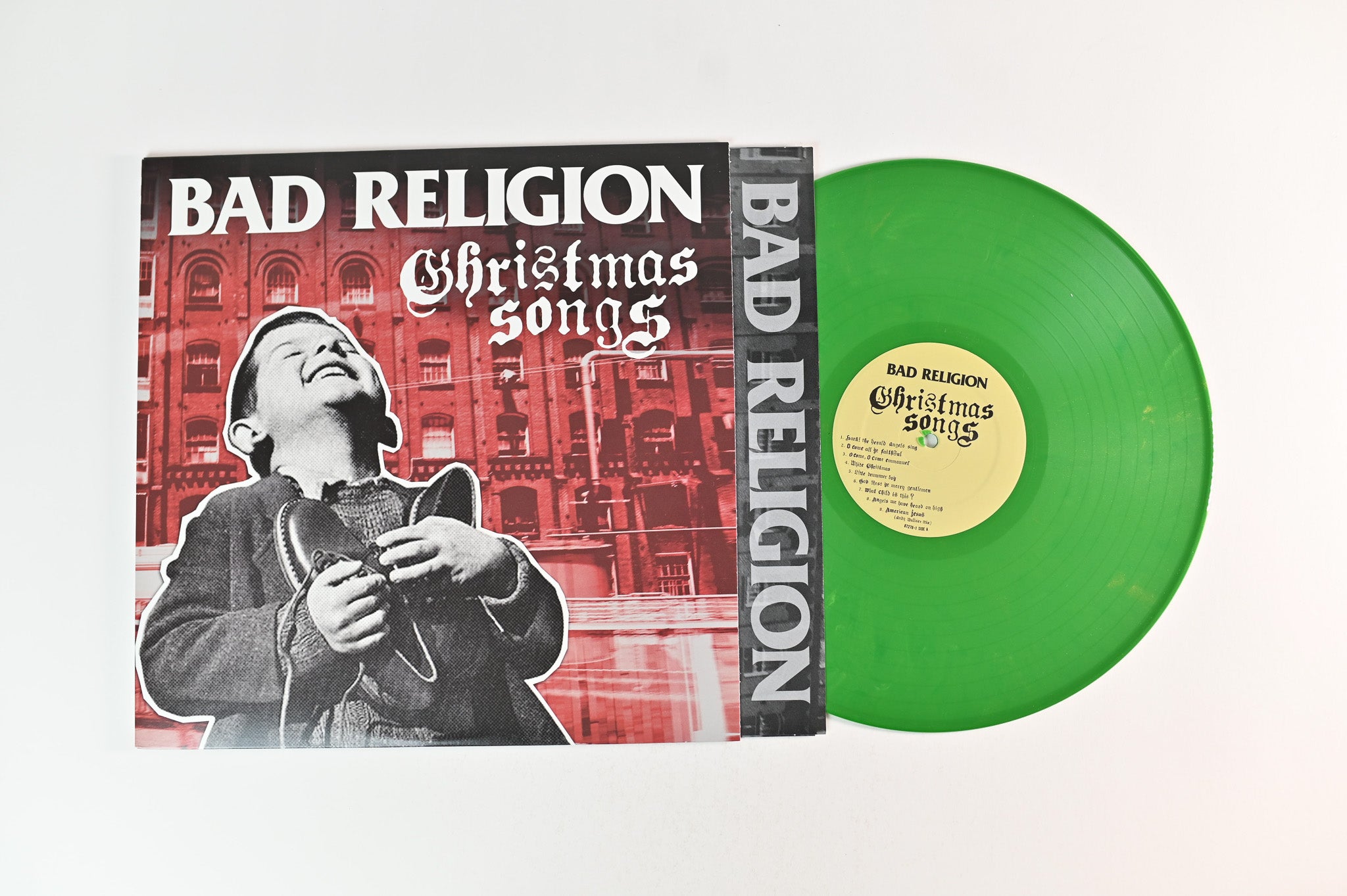 Bad Religion - Christmas Songs on Epitaph Ltd Single Sided Green With Gold Vinyl Reissue