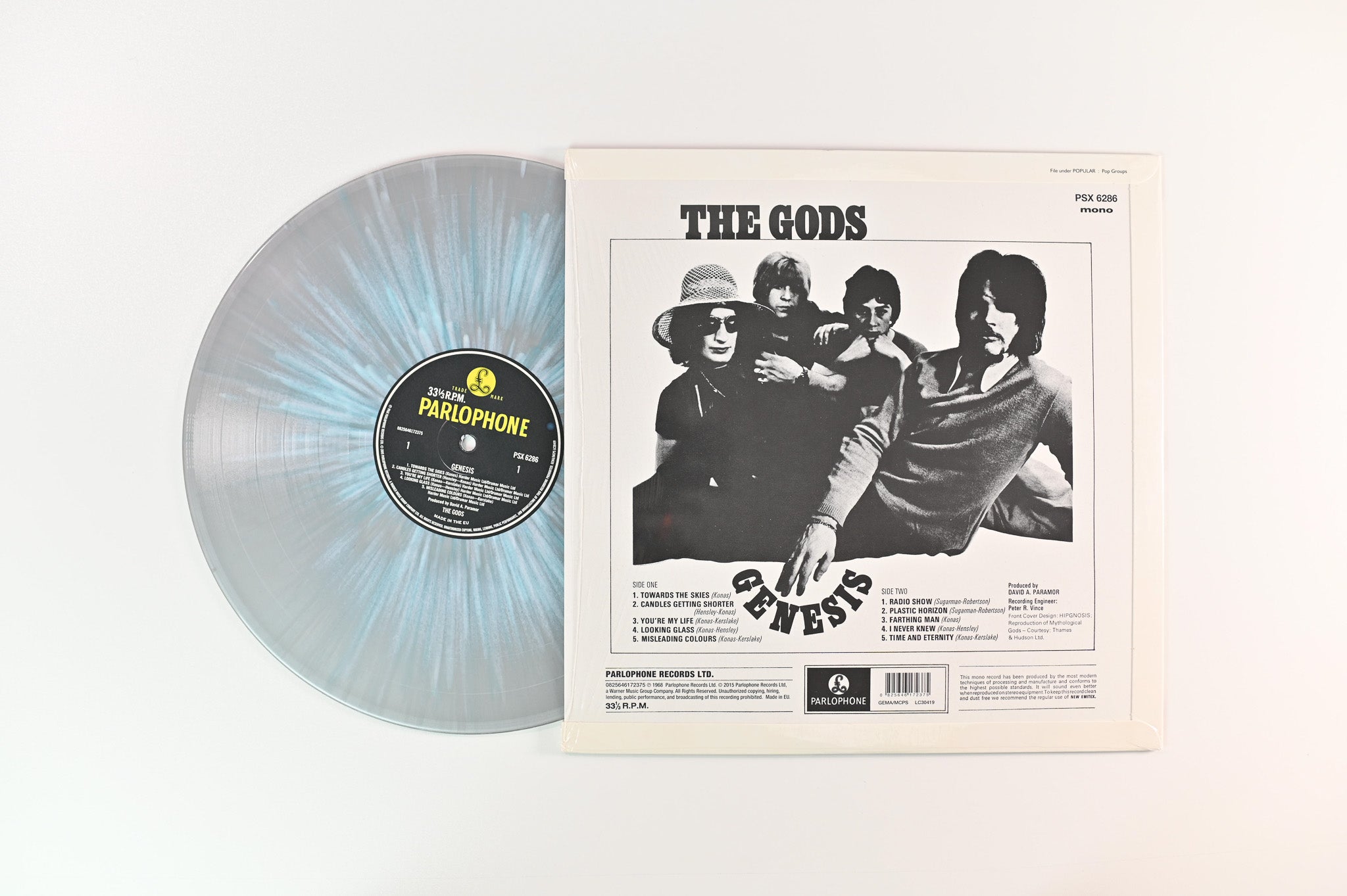 The Gods - Genesis on Parlophone - RSD 2015 Splatter Vinyl