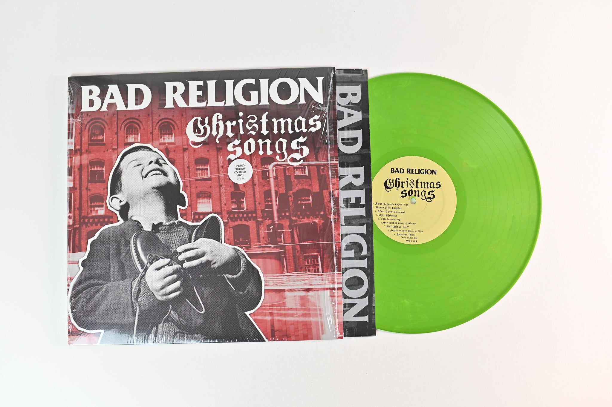 Bad Religion - Christmas Songs on Epitaph Ltd Single Sided Green With Gold Vinyl Reissue