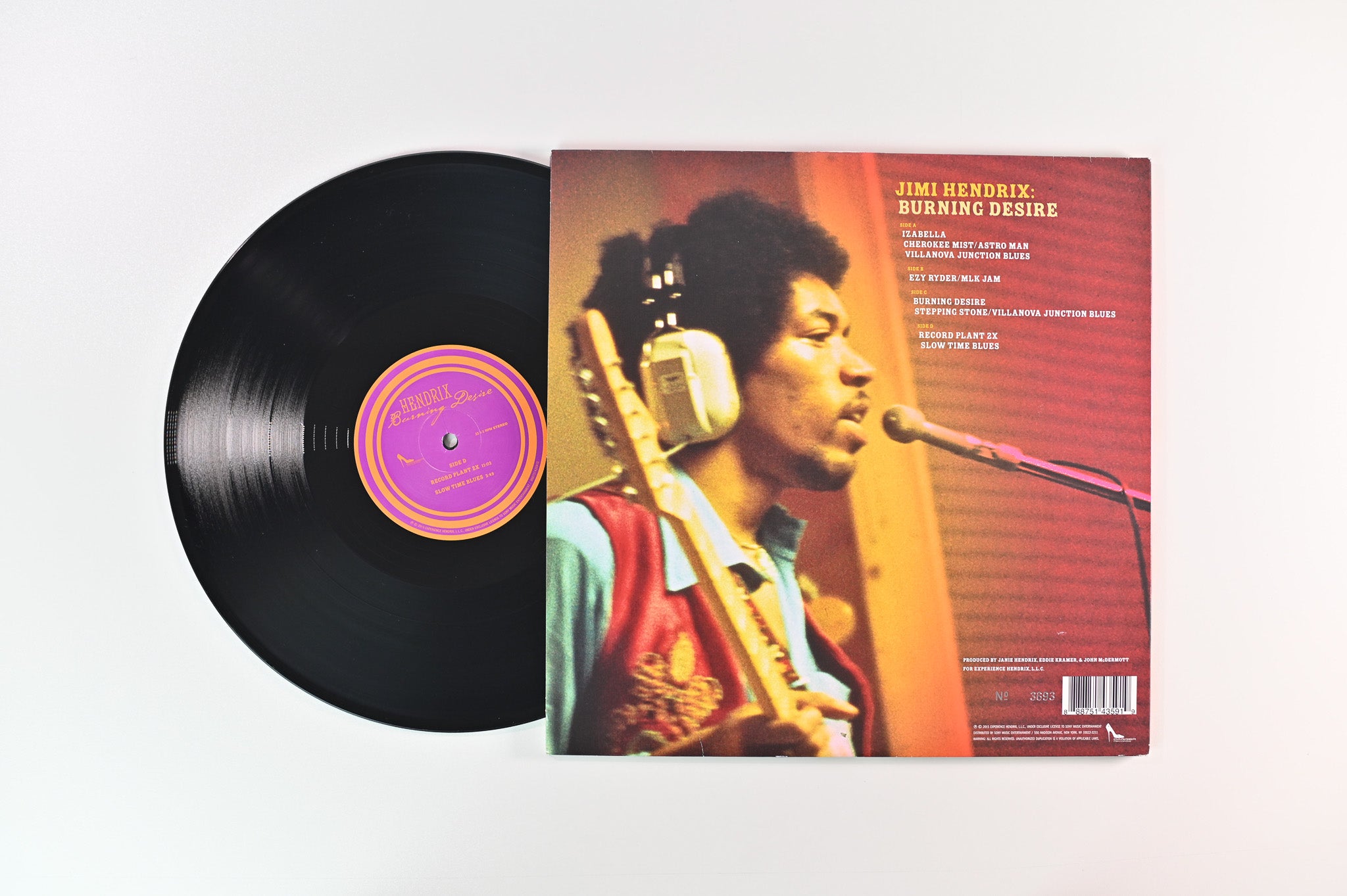 Jimi Hendrix - Burning Desire on Dagger Records RSD 2015